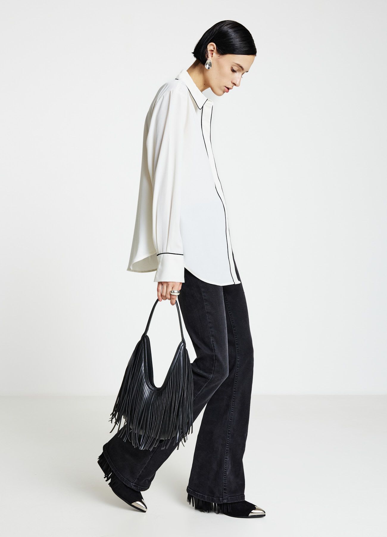 Jeans flare a cinque tasche