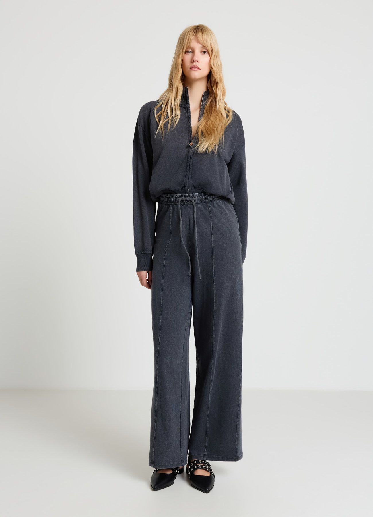 Pantaloni palazzo con coulisse