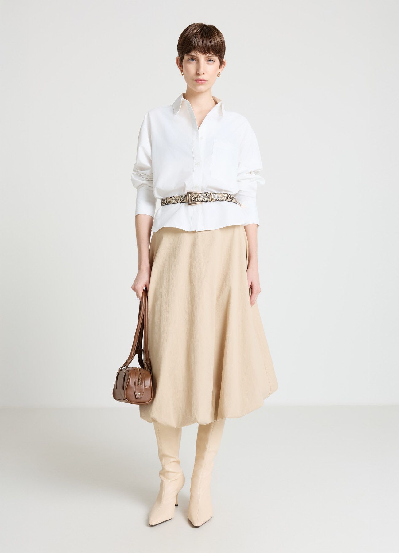 Camicia misto cotone con taschino