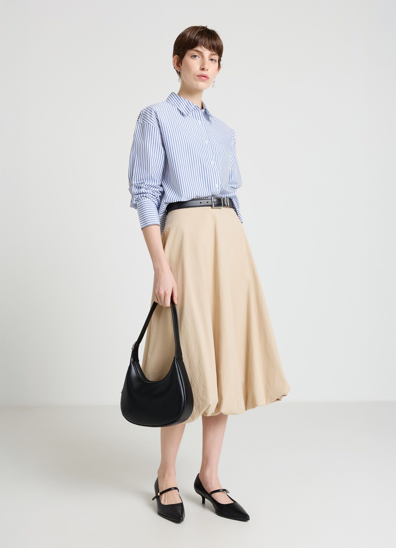 Camicia a righe con taschino
