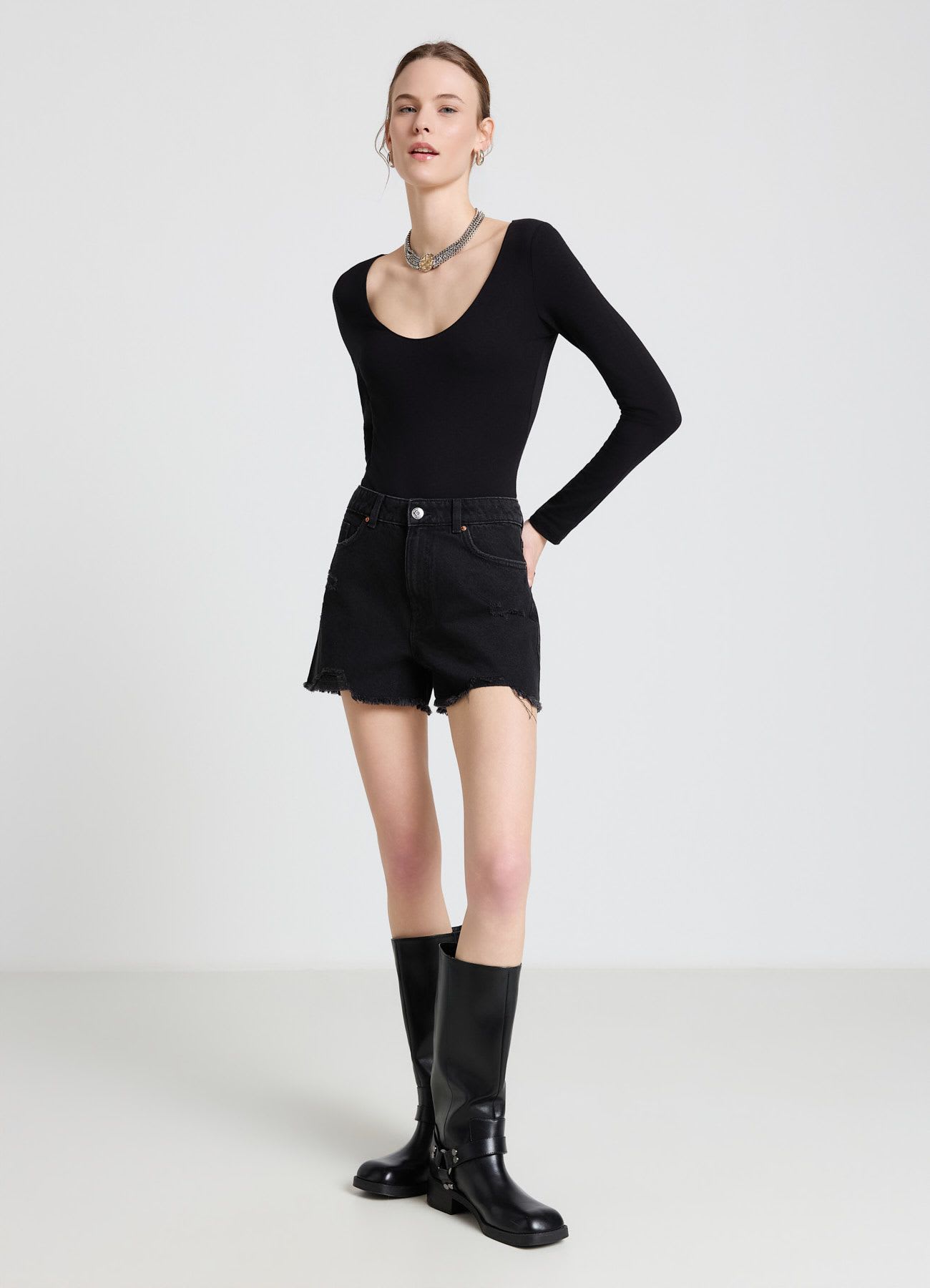 Body con scollo ampio
