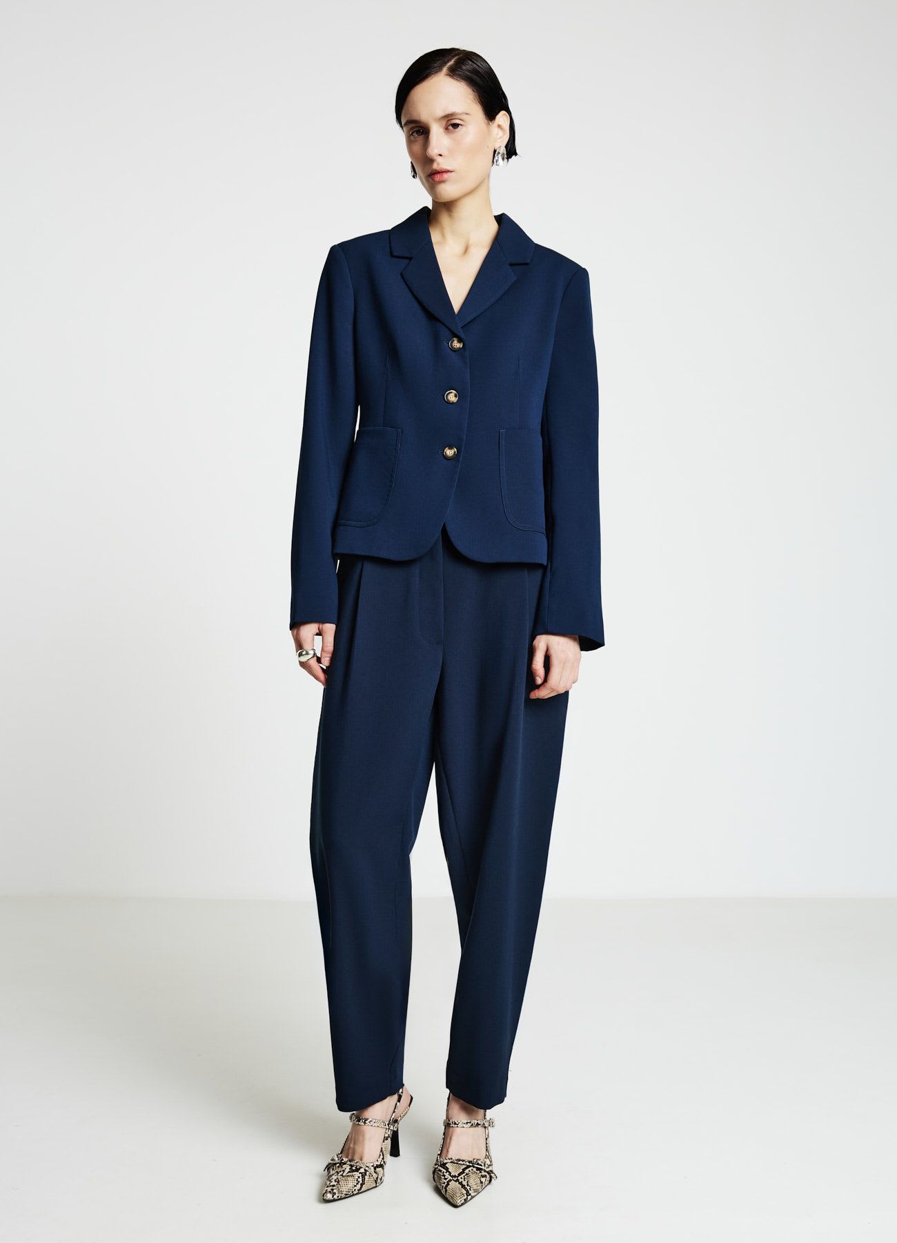 Pantaloni barrel fit