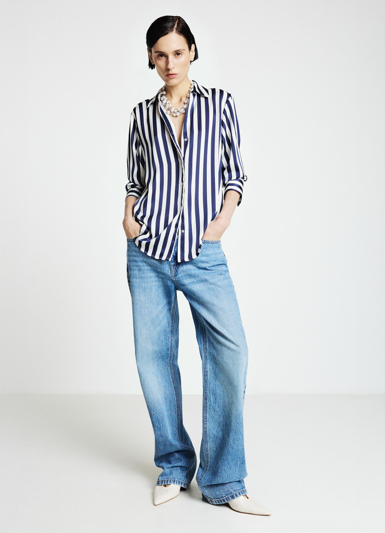 Camicia a righe