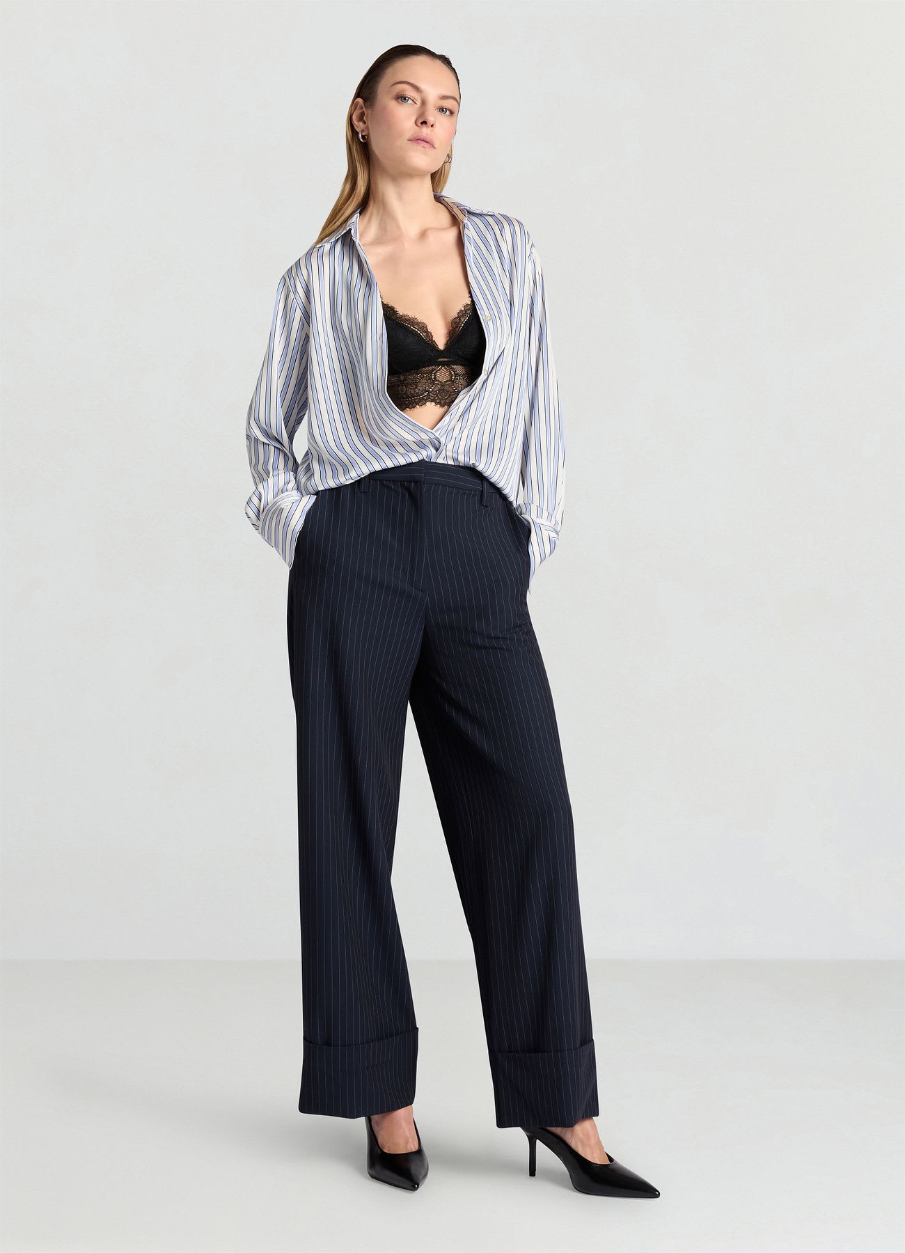 Camicia a righe