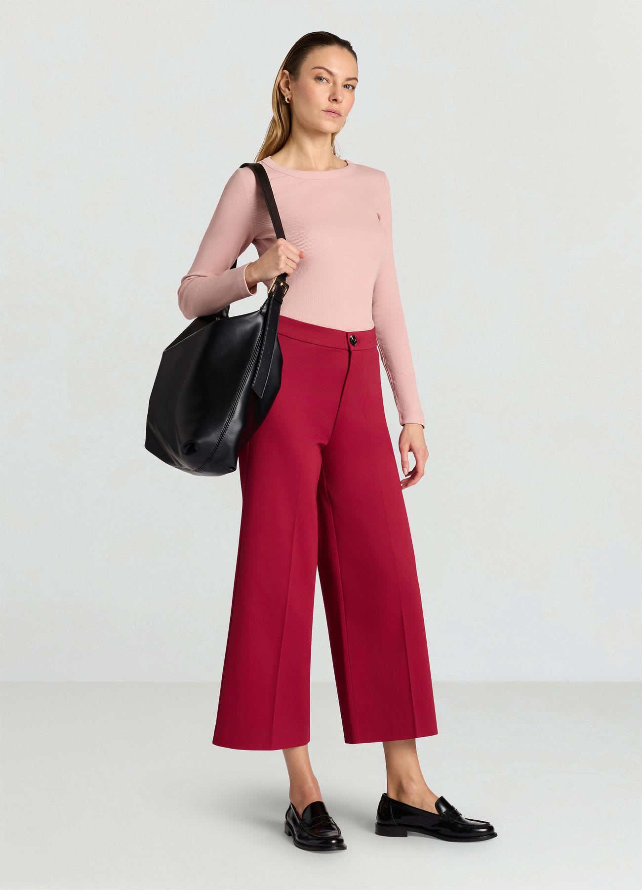 Pantaloni culotte sartoriali