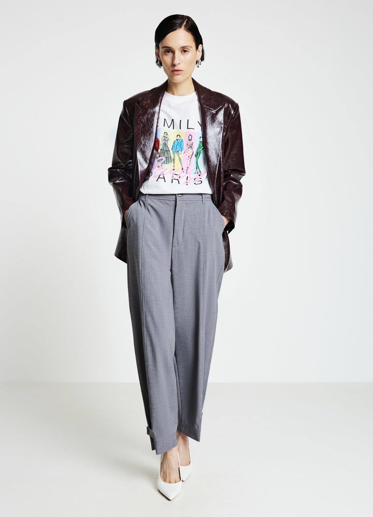 T-shirt con stampa Emily in Paris