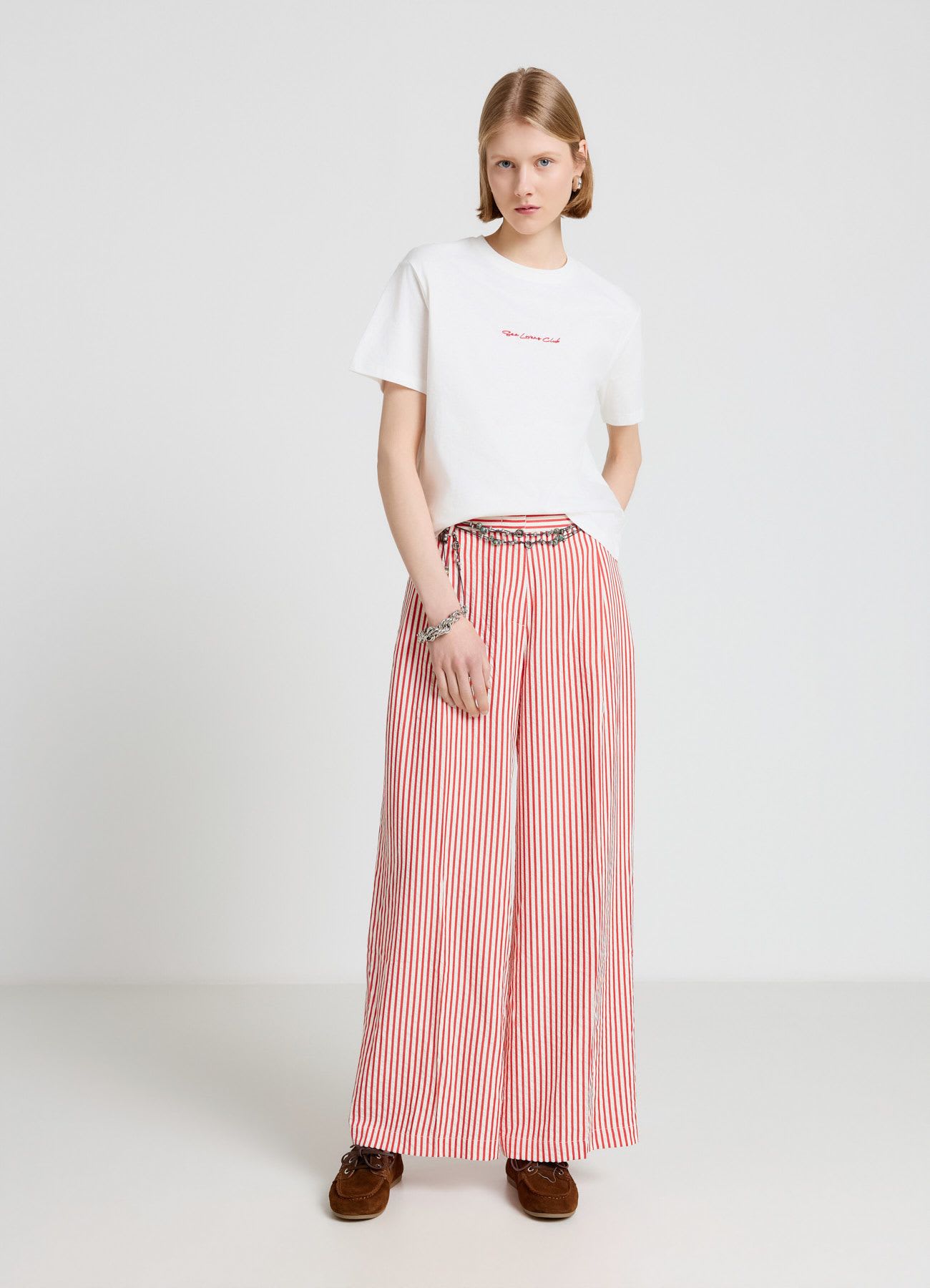T-shirt con stampa aragosta