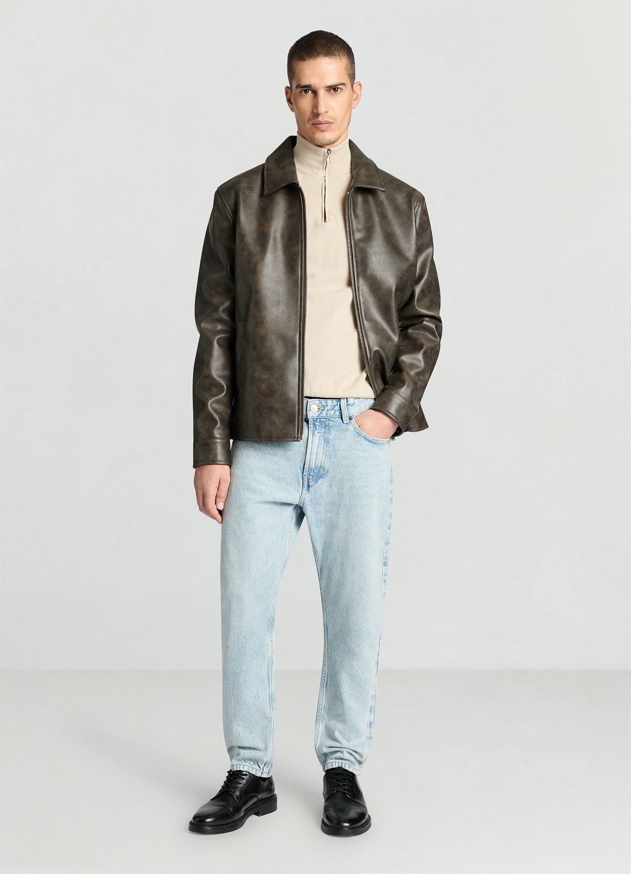 Jeans cropped slavati