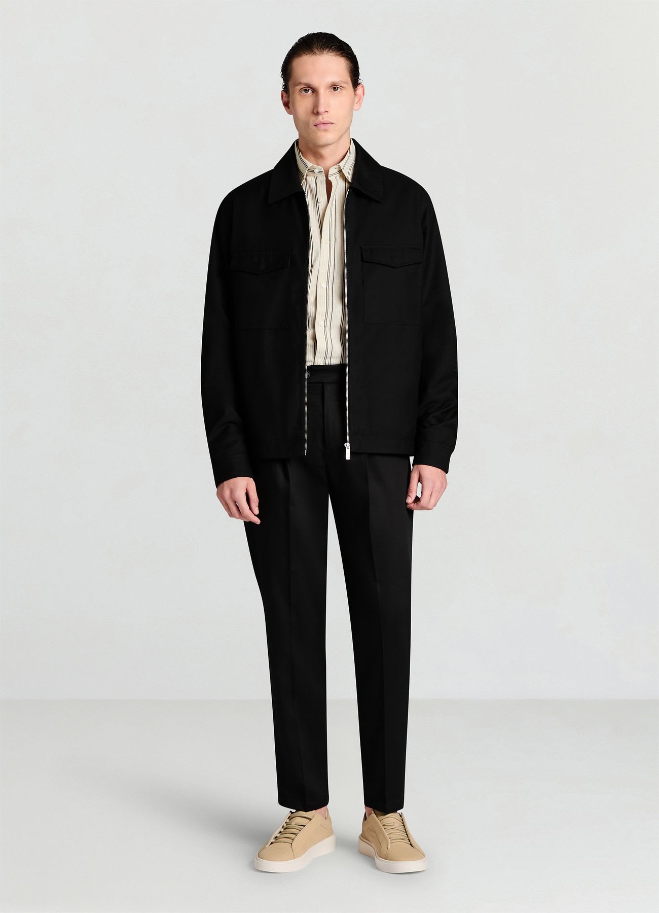 Pantaloni chino in misto cotone