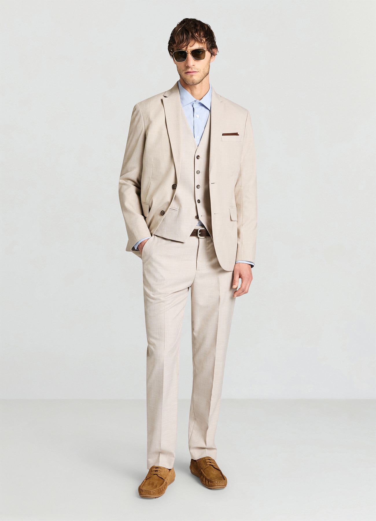 Gilet sartoriale con bottoni