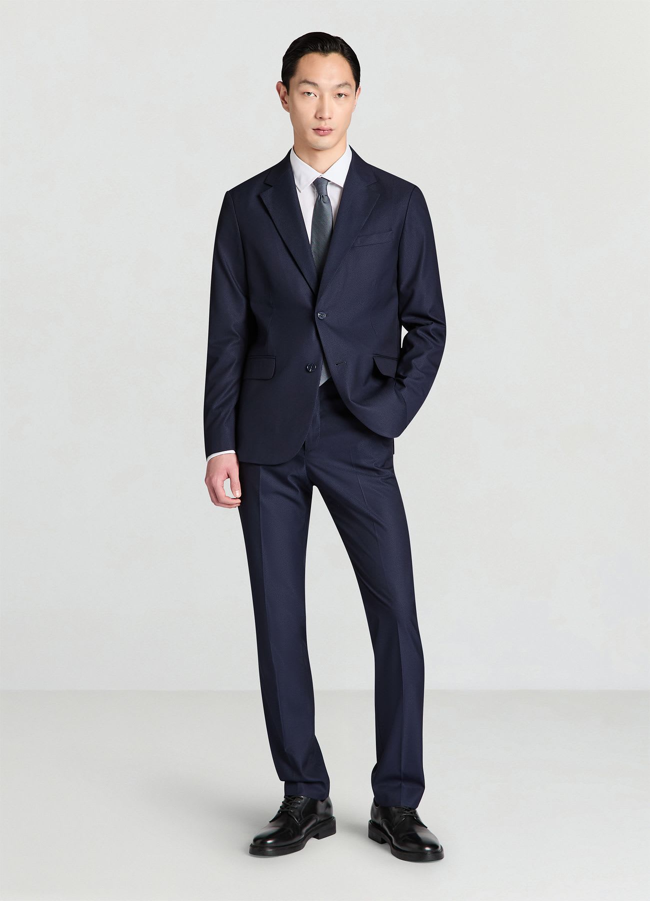 Pantaloni da completo tessuto operato