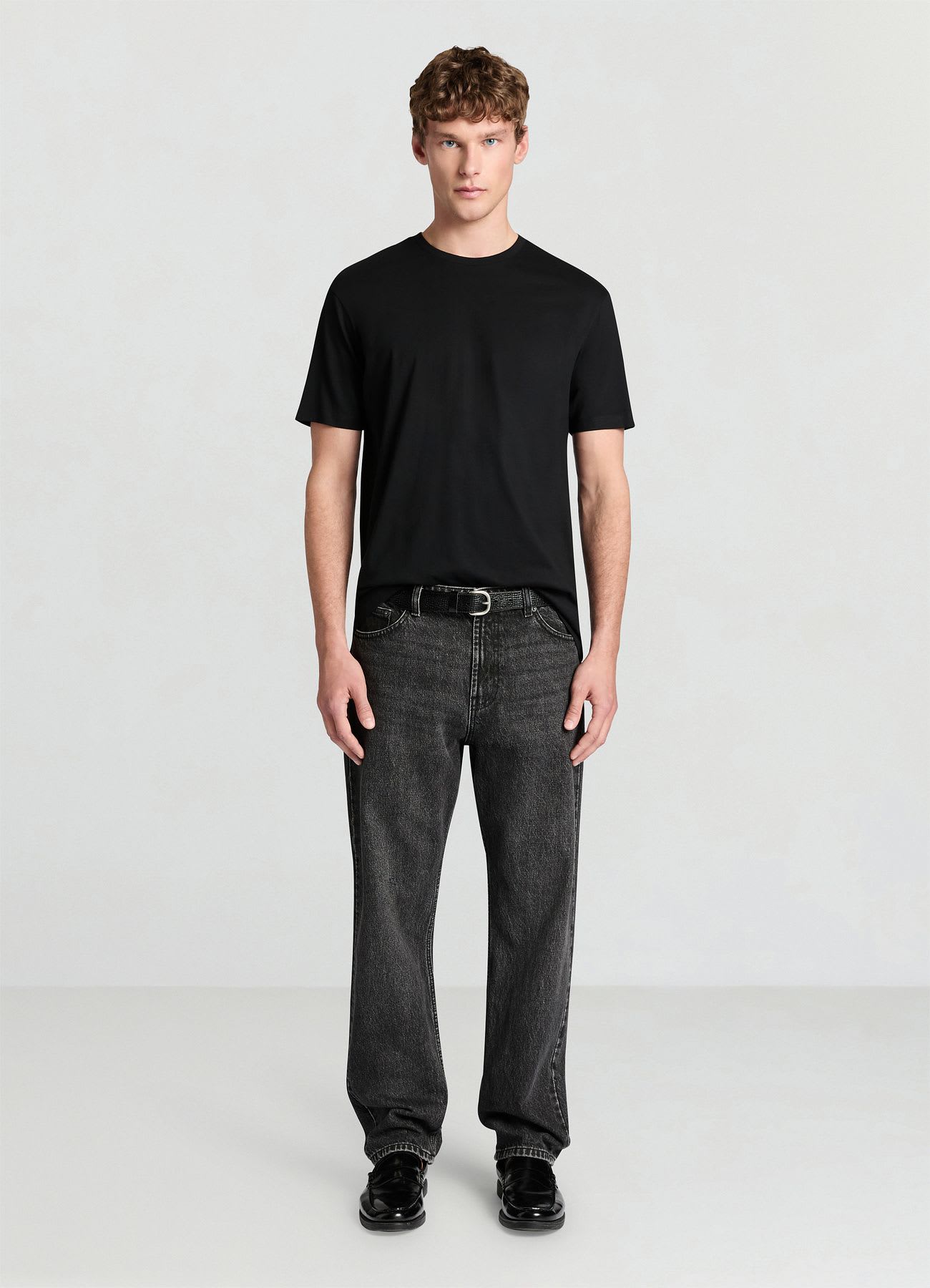 T-shirt a tinta unita girocollo