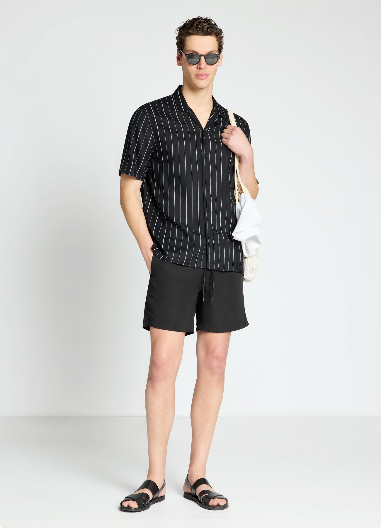 Camicia bowling a righe