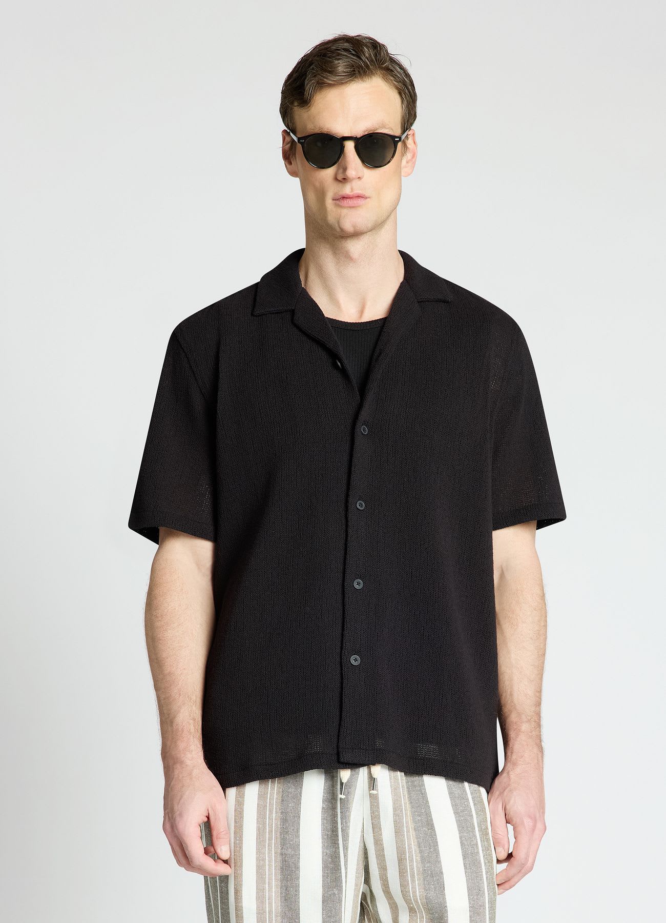 Camicia bowling misto cotone