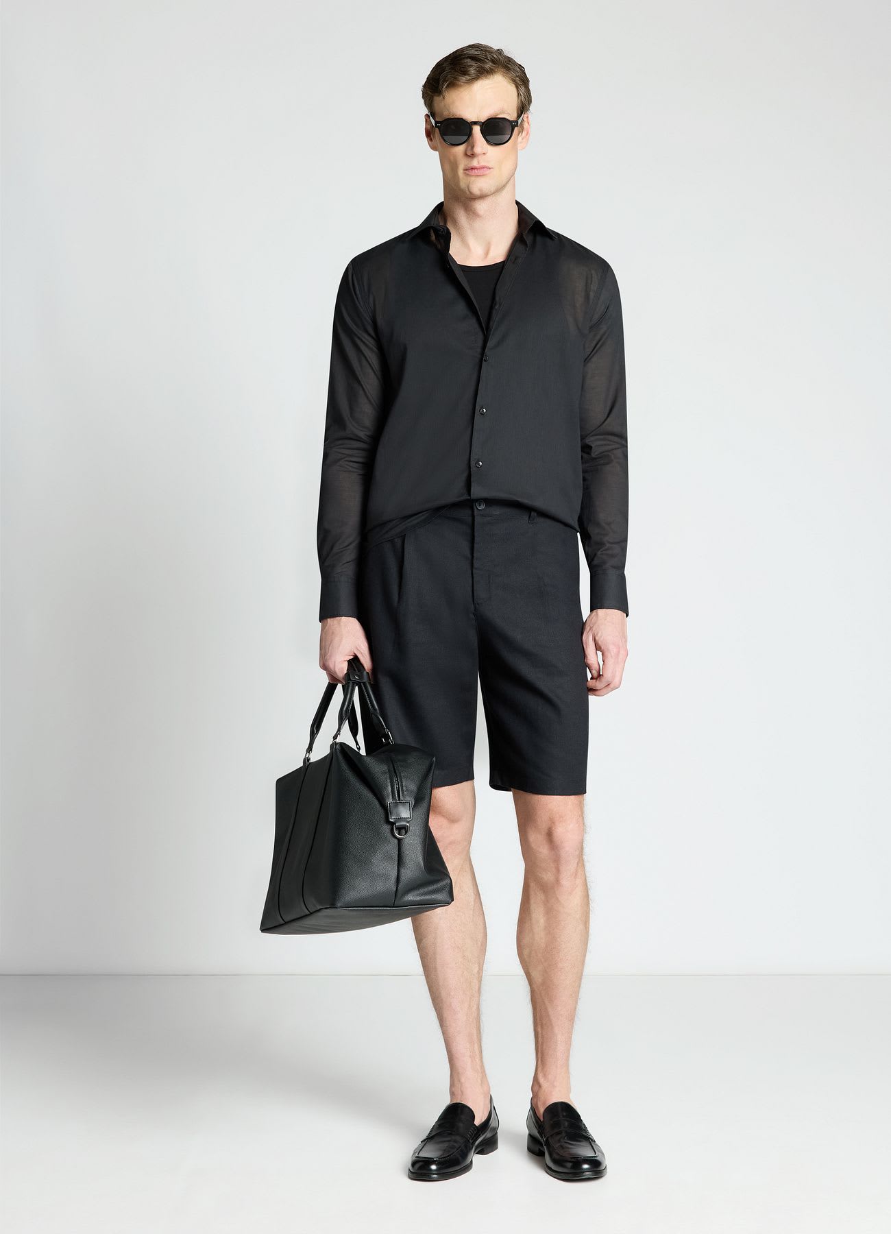 Camicia regular fit in mussola