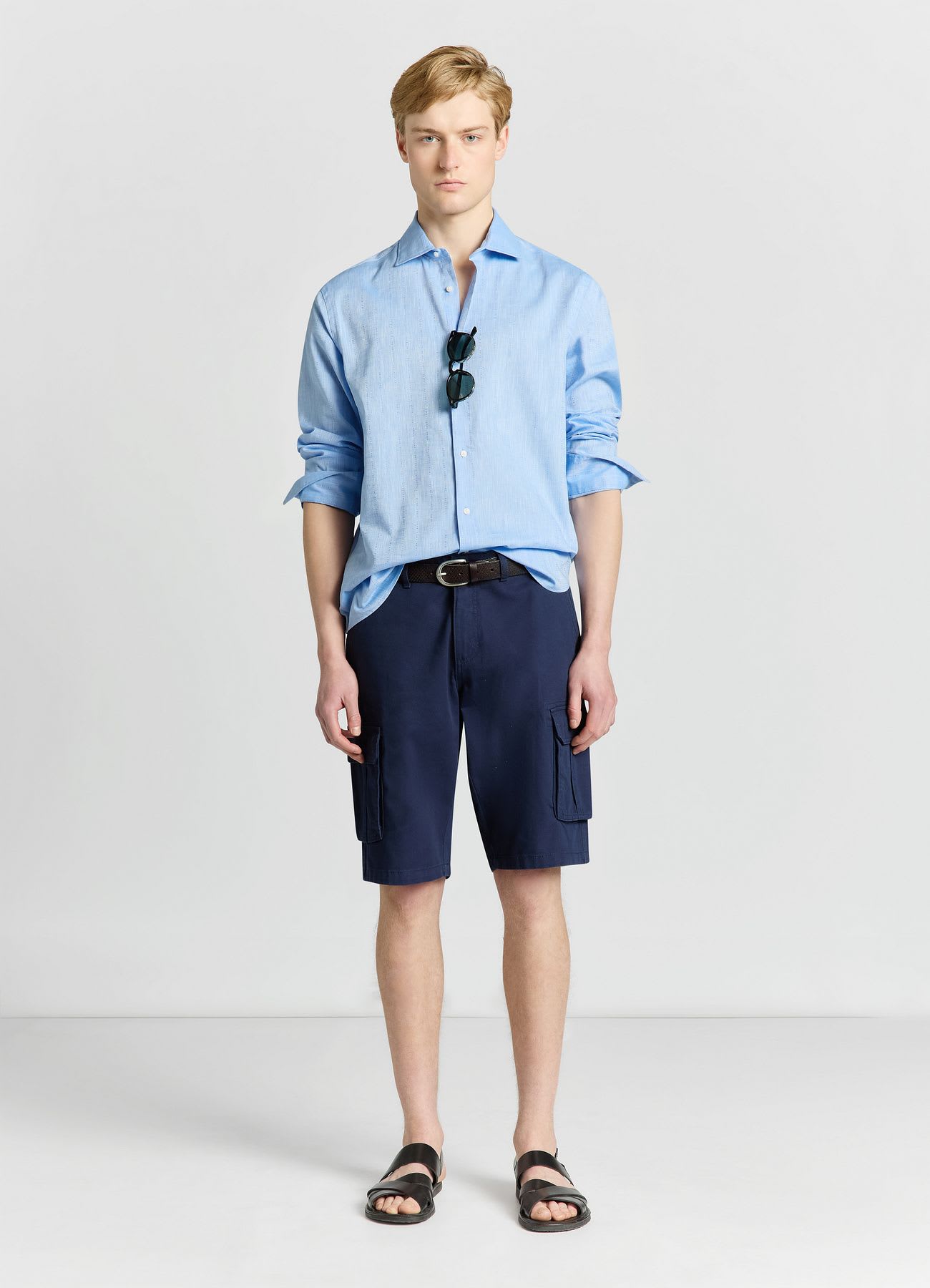 Shorts cargo con tasconi