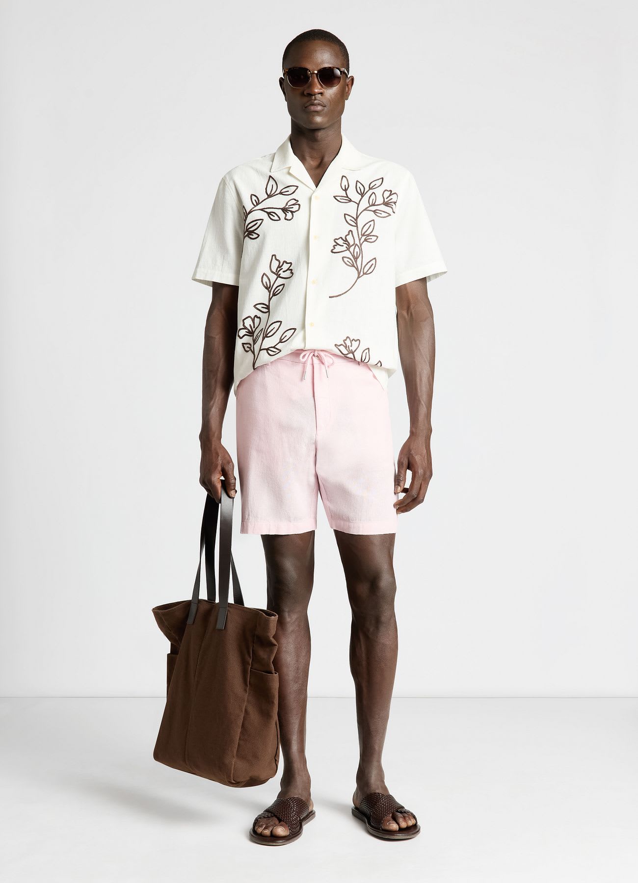 Pantaloncini bermuda misto lino