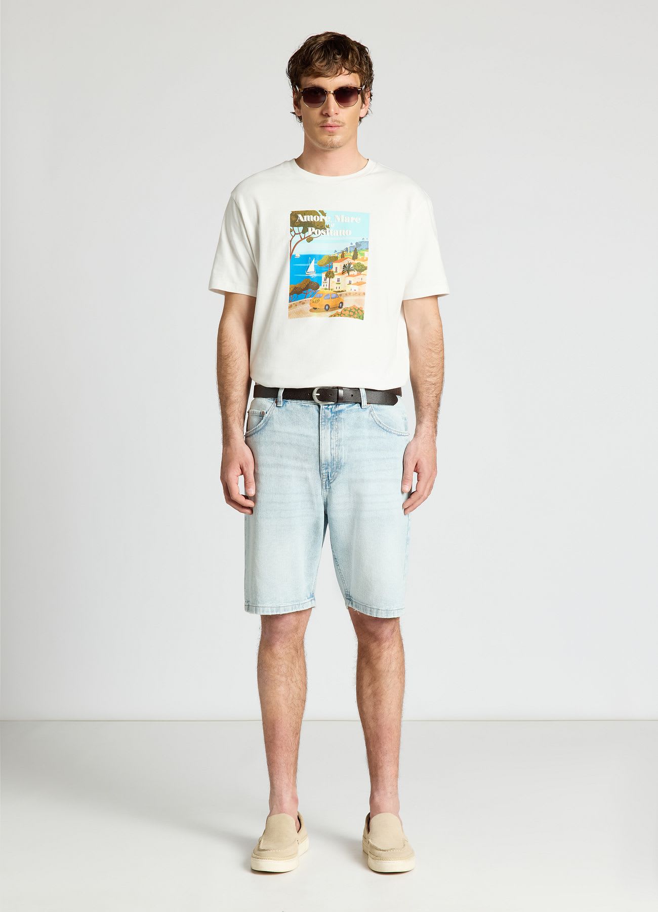Pantaloncini in denim baggy fit