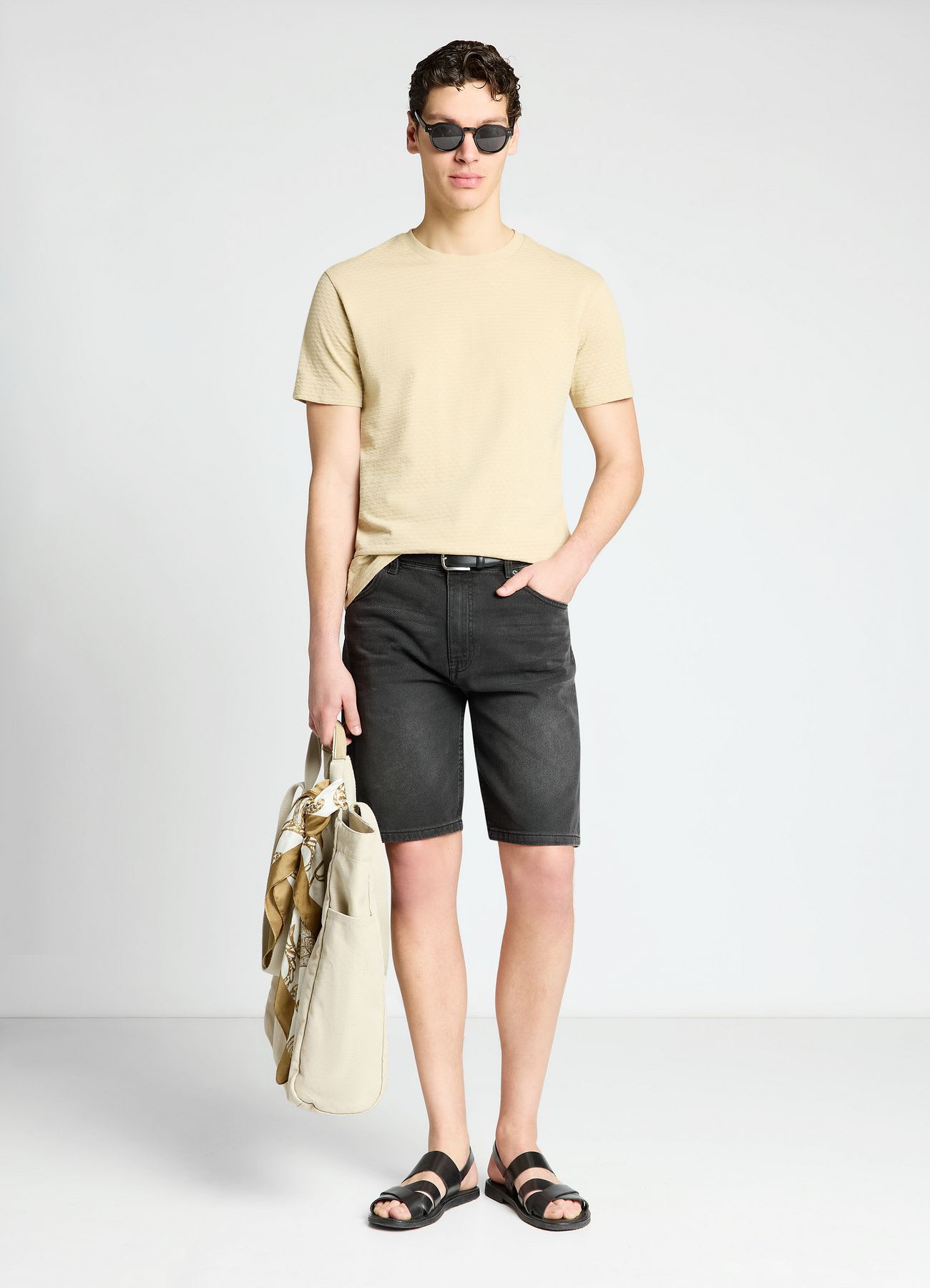 Shorts baggy in denim