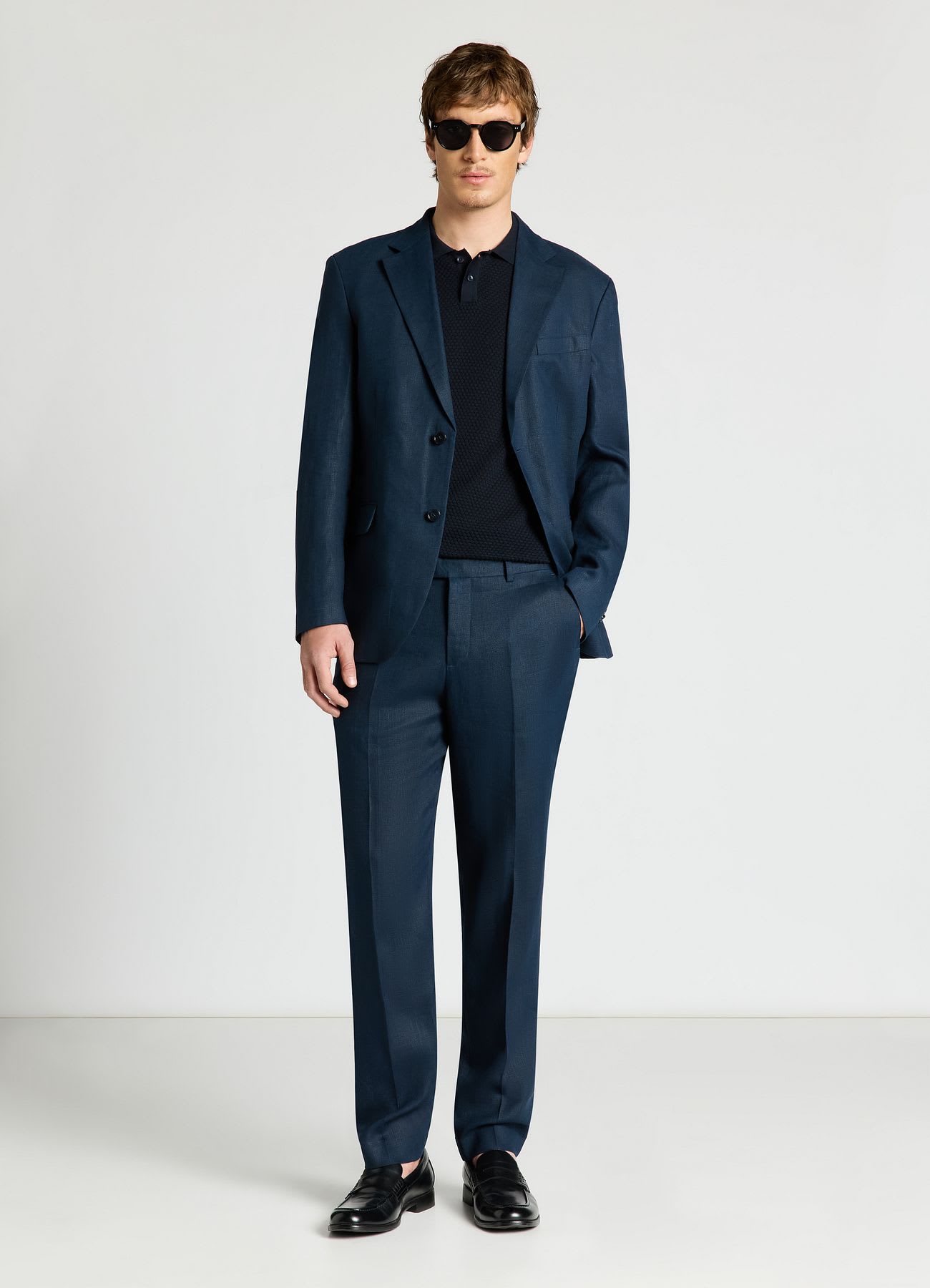 Pantaloni sartoriali con piega