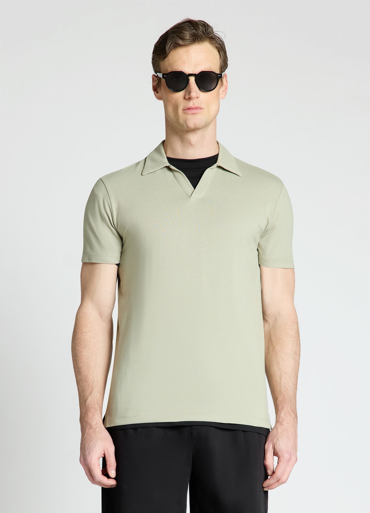 T-shirt polo tinta unita