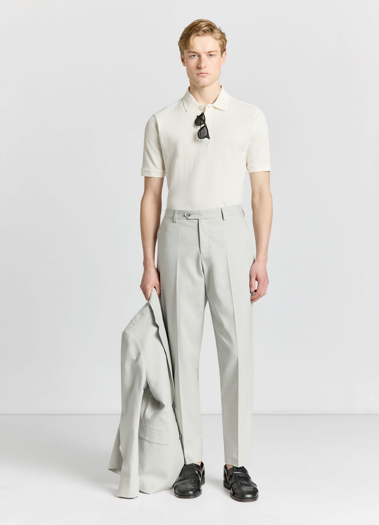 T-shirt polo con bottoni