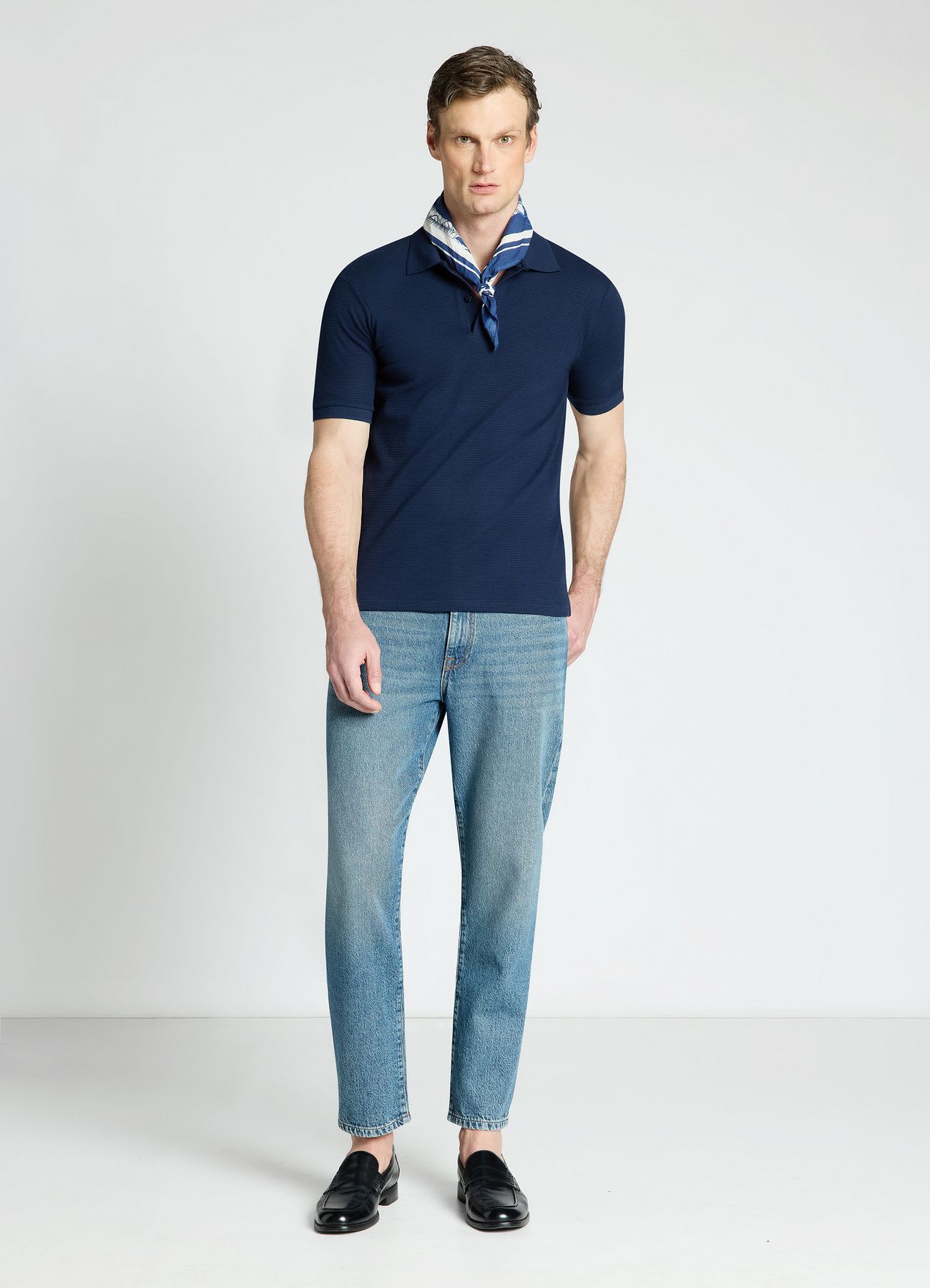 T-shirt polo con bottoni