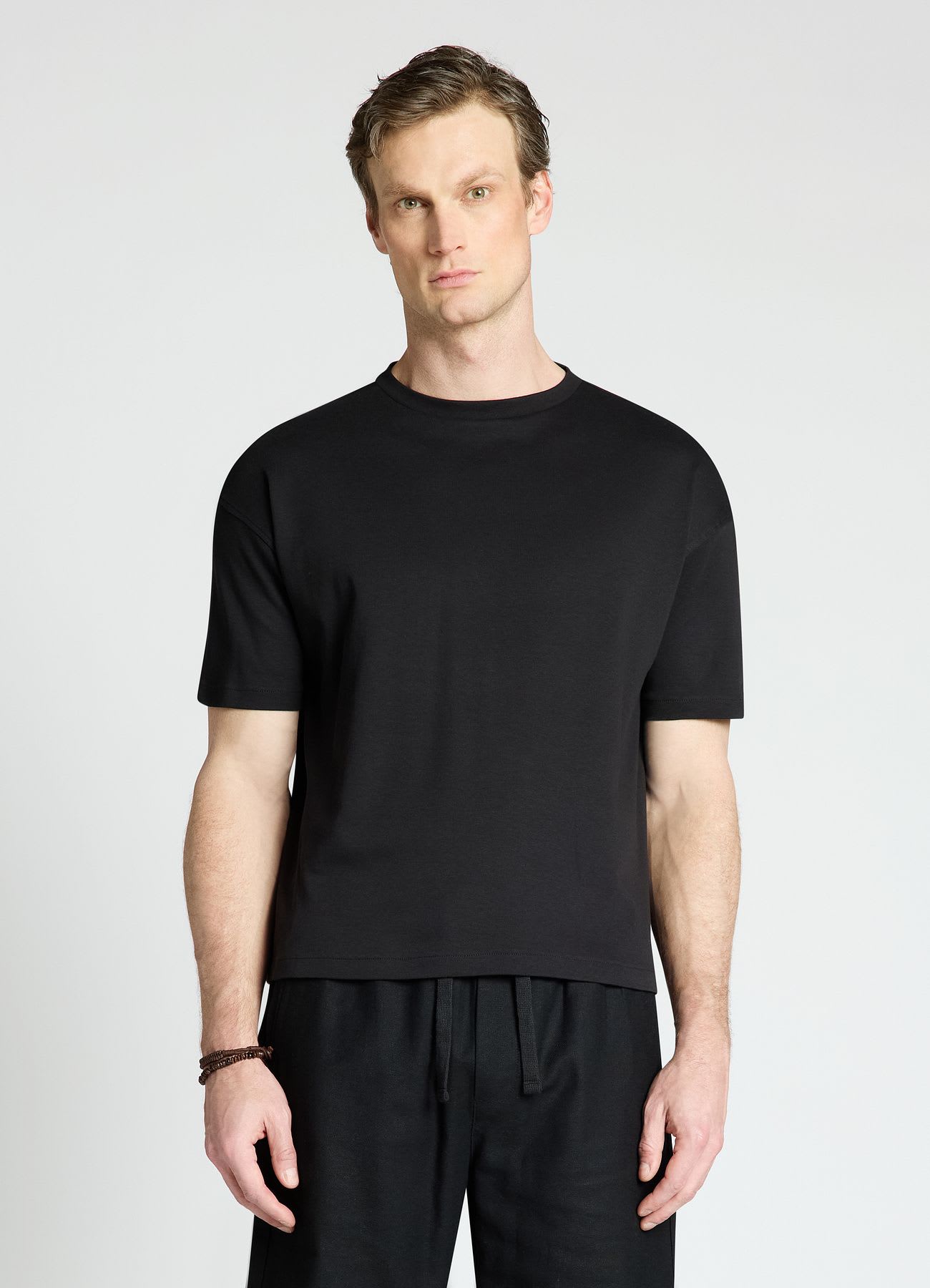 T-shirt ampia a tinta unita