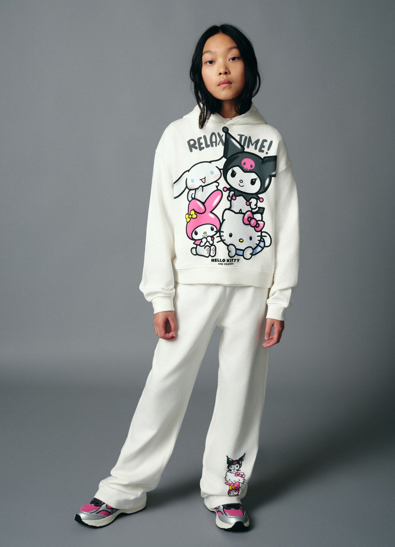 Pantaloni ginnici con stampa Hello Kitty