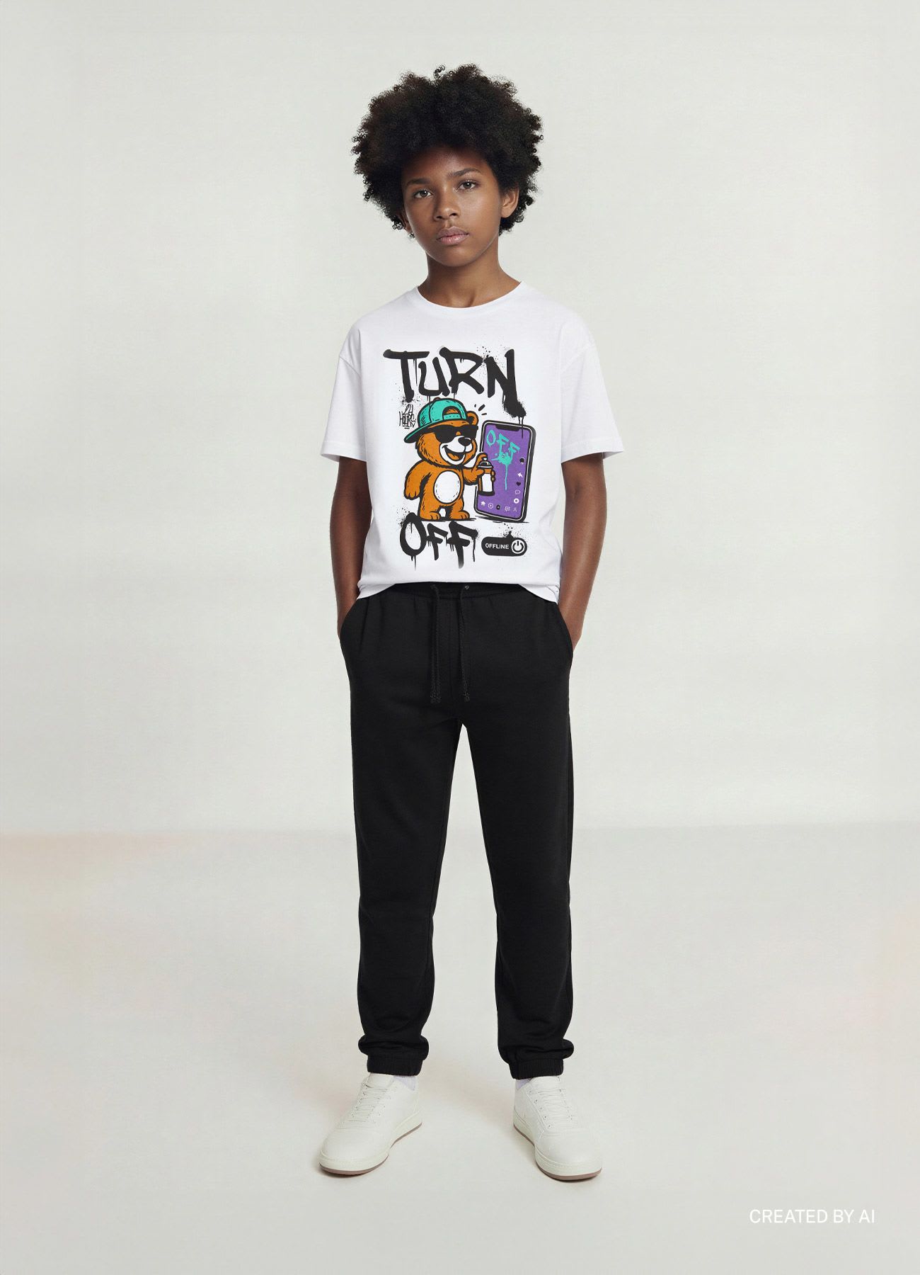 Pantaloni ginnici over con coulisse