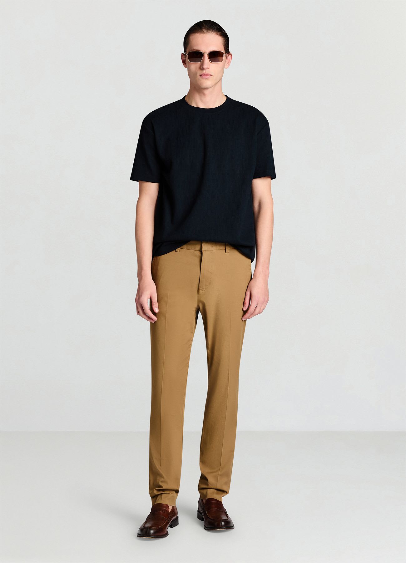 Pantaloni sartoriali con tasche a filetto