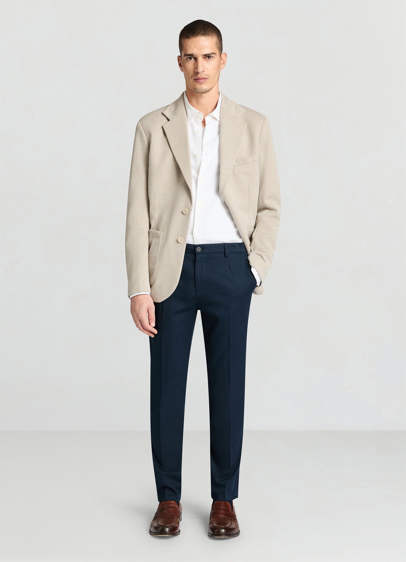 Camicia classica in cotone