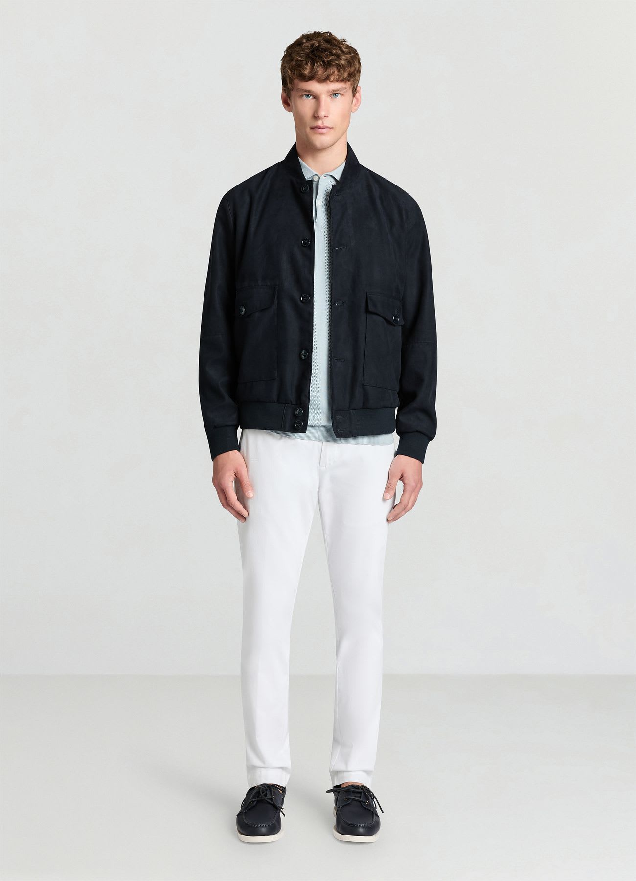 Bomber simil camoscio
