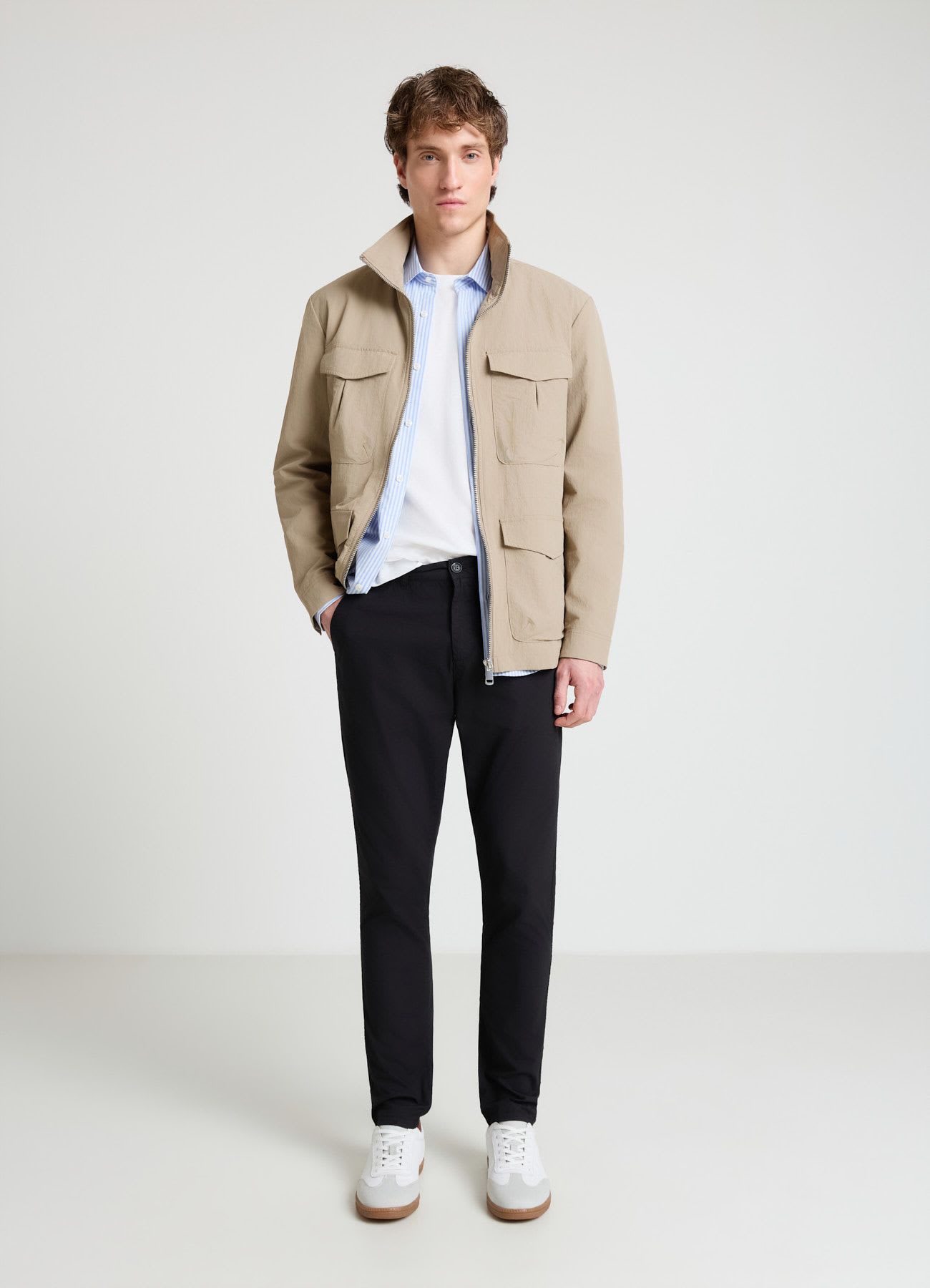 Pantaloni cargo jogger con coulisse