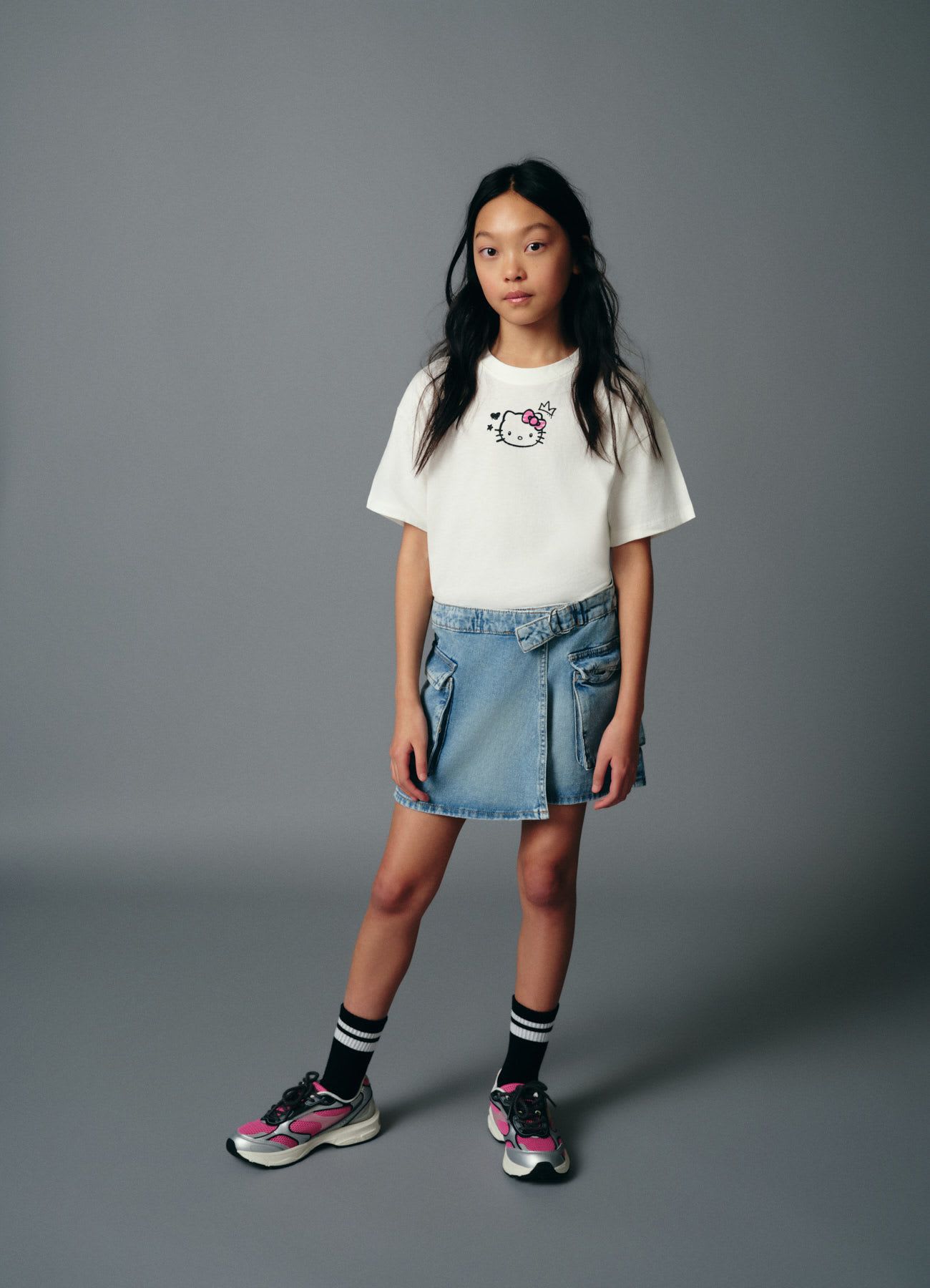 T-shirt con stampa Hello Kitty