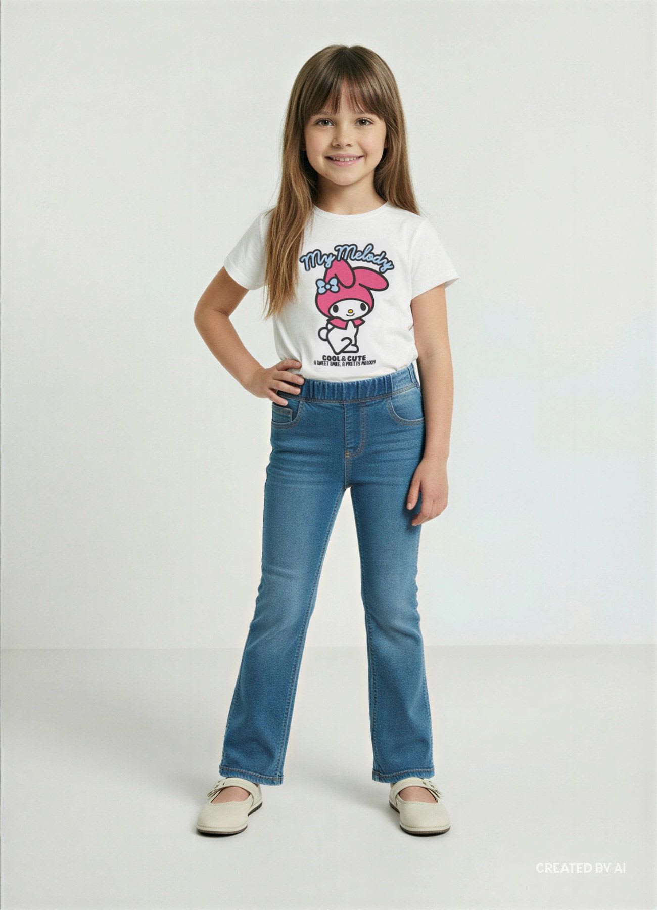 Jeans skinny con vita elasticizzata