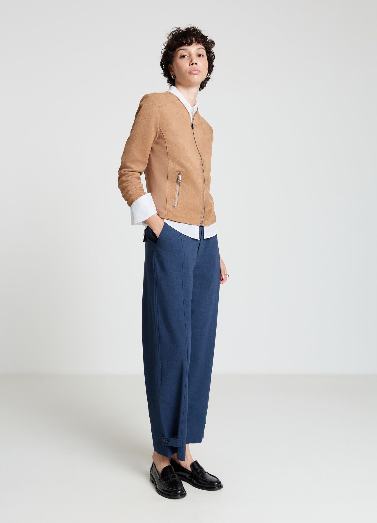 Pantaloni balloon con alamari