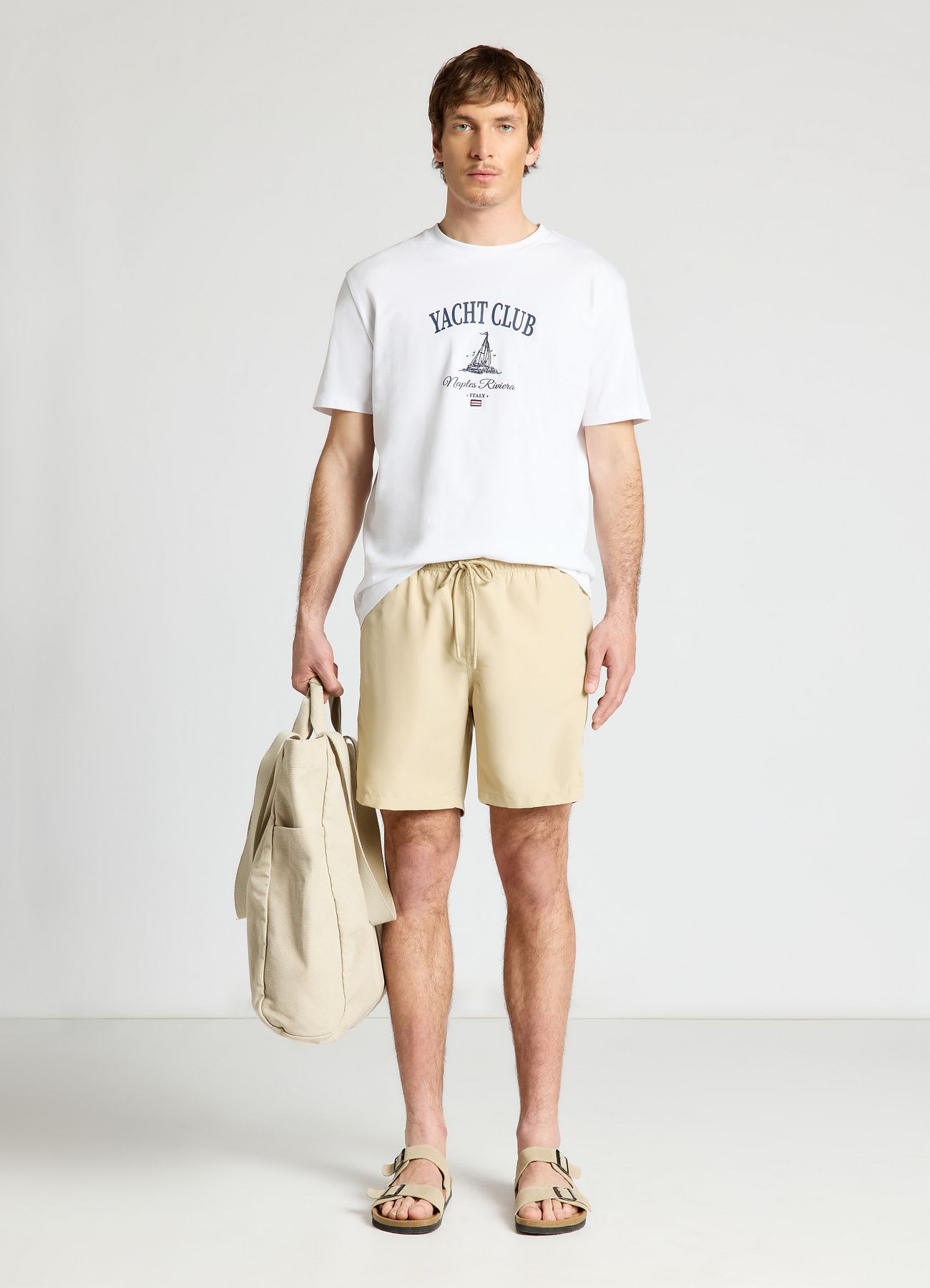 T-shirt con stampa e scritta