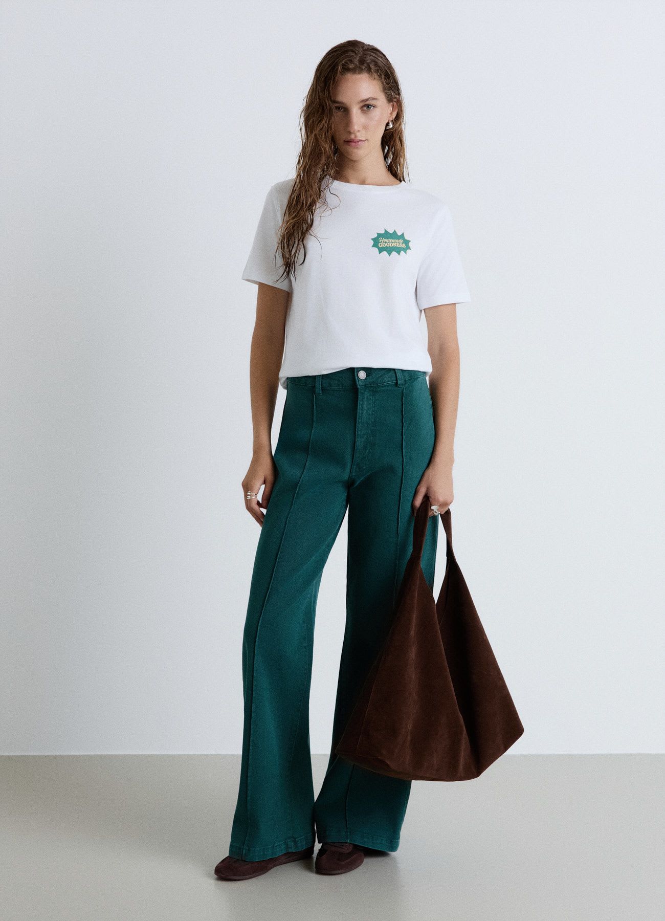 T-shirt con stampa a tema dolce
