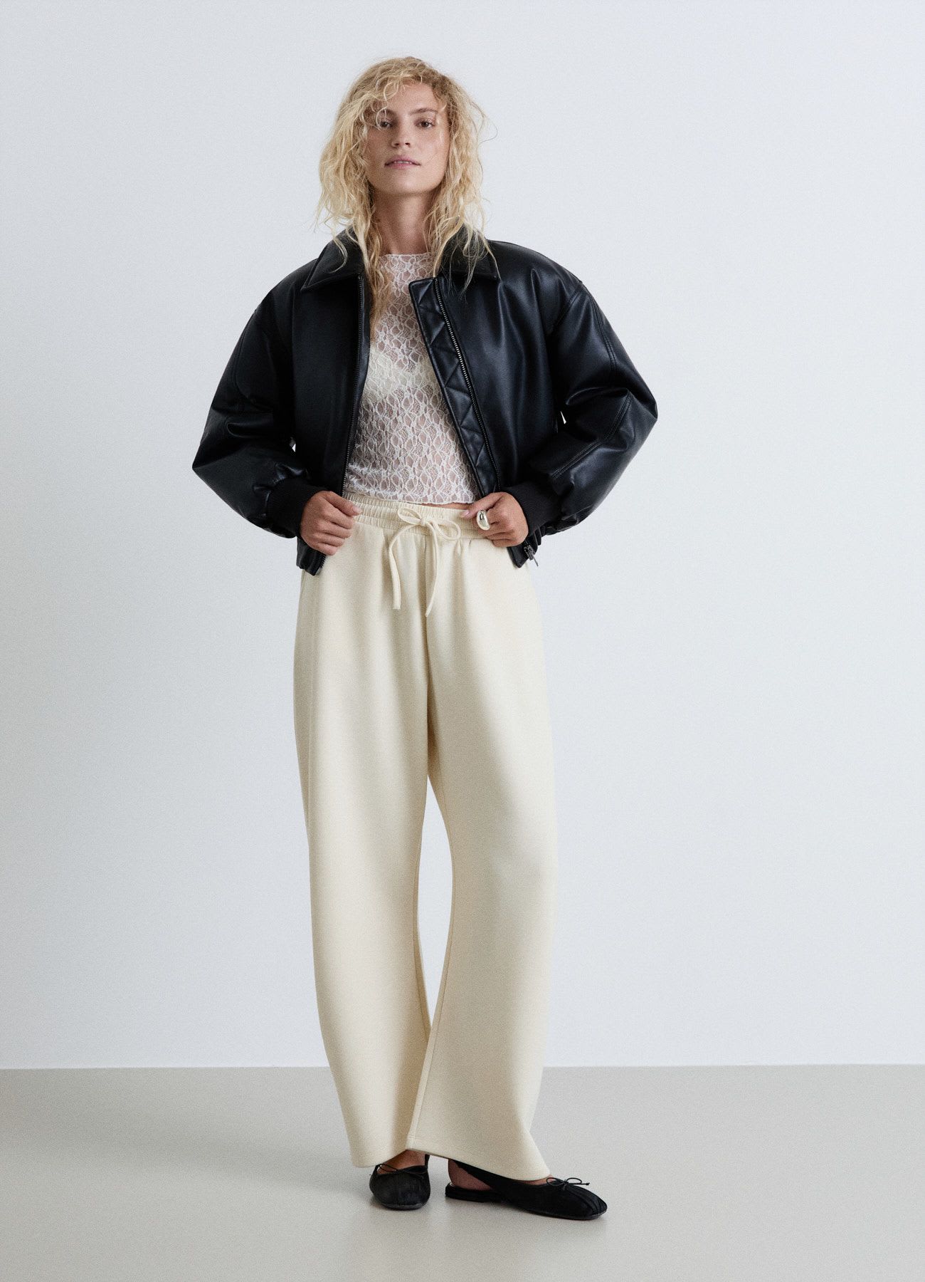 Pantaloni ginnici balloon fit
