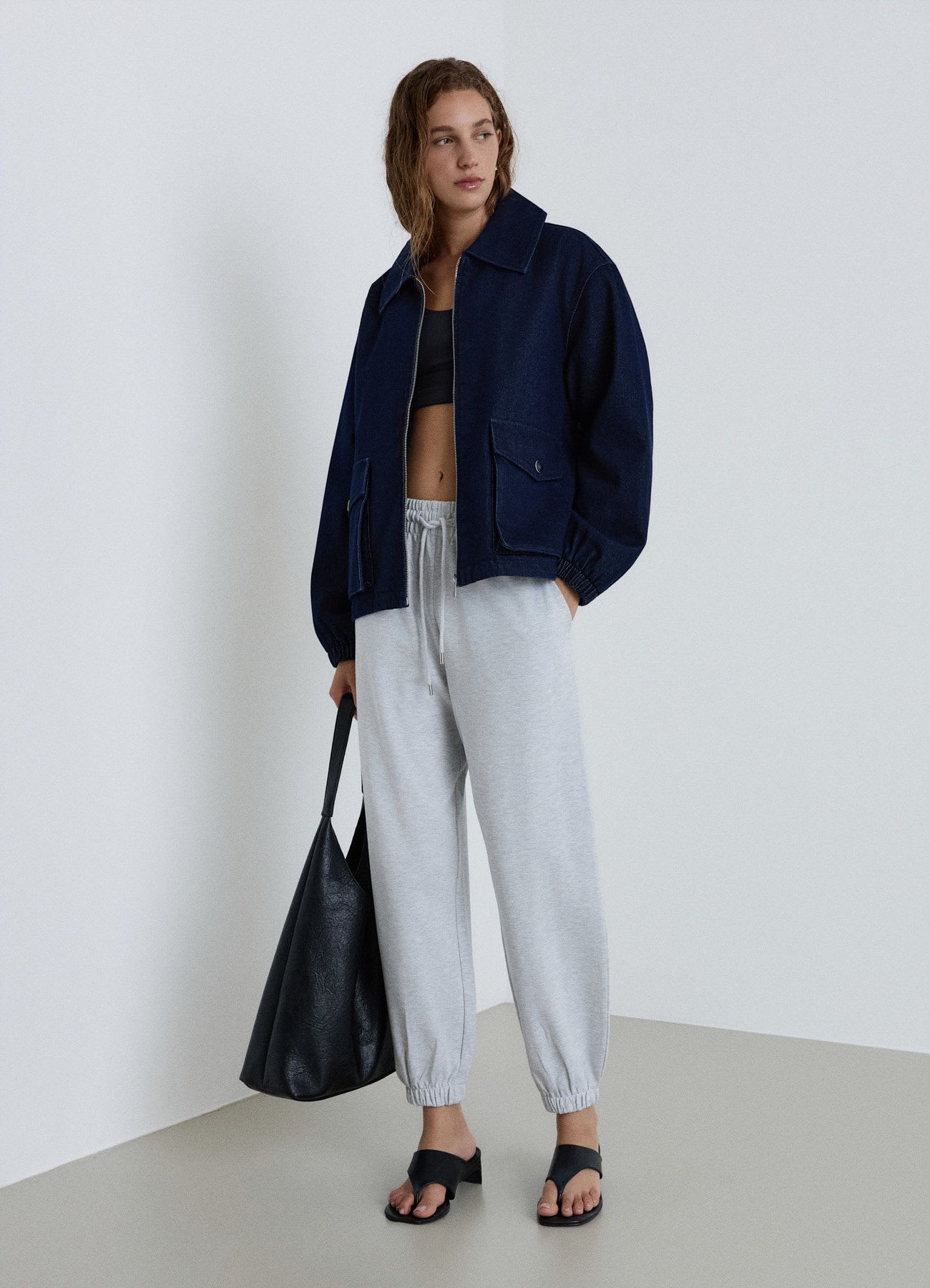 Pantaloni jogger con coulisse