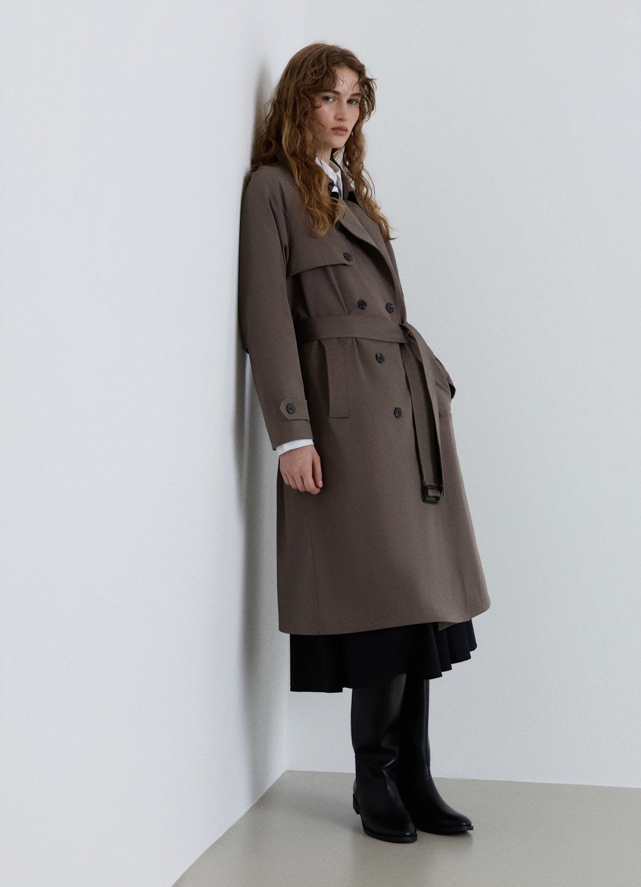 Trench over con cintura