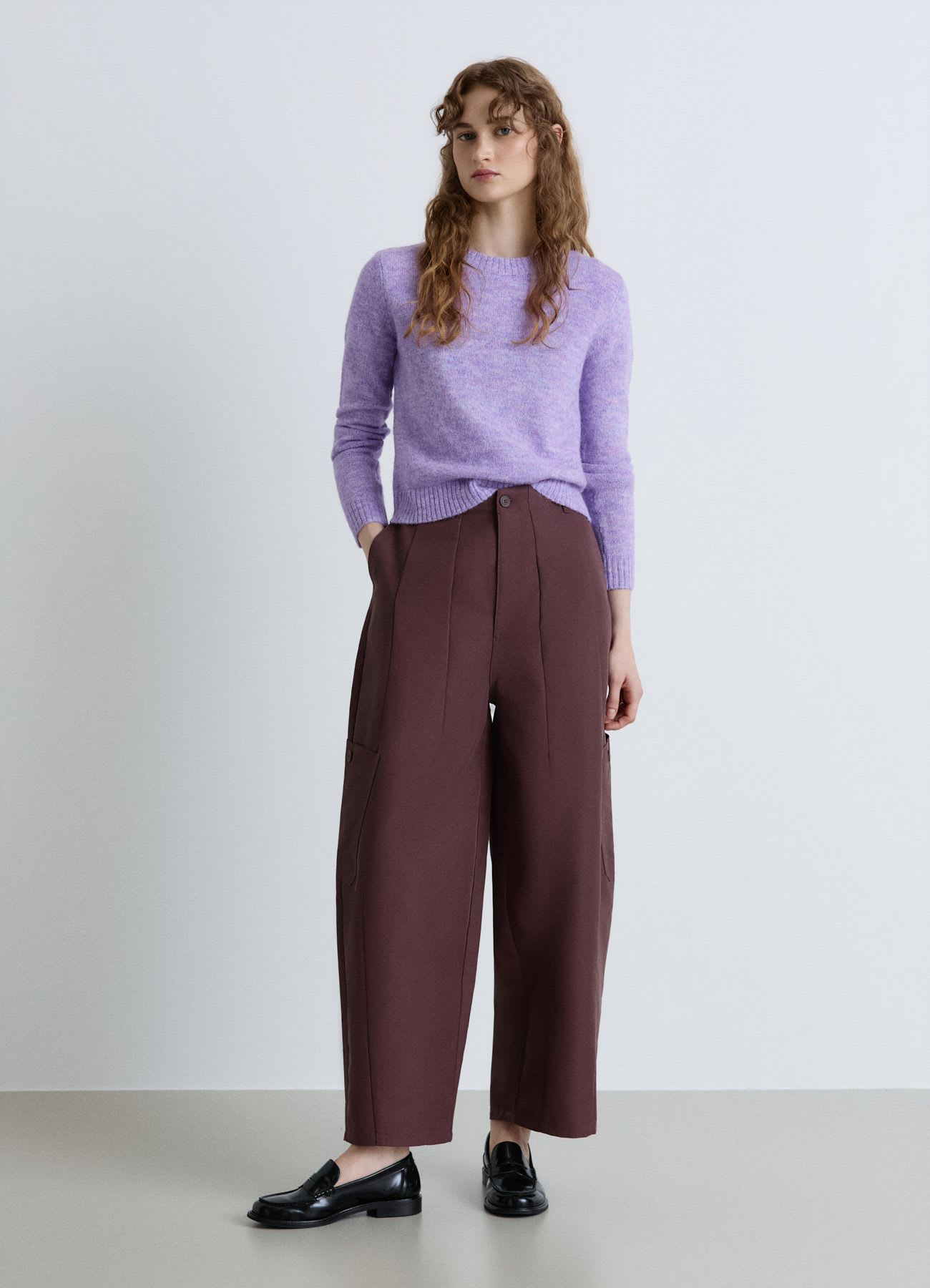 Pantaloni balloon con tasche cargo