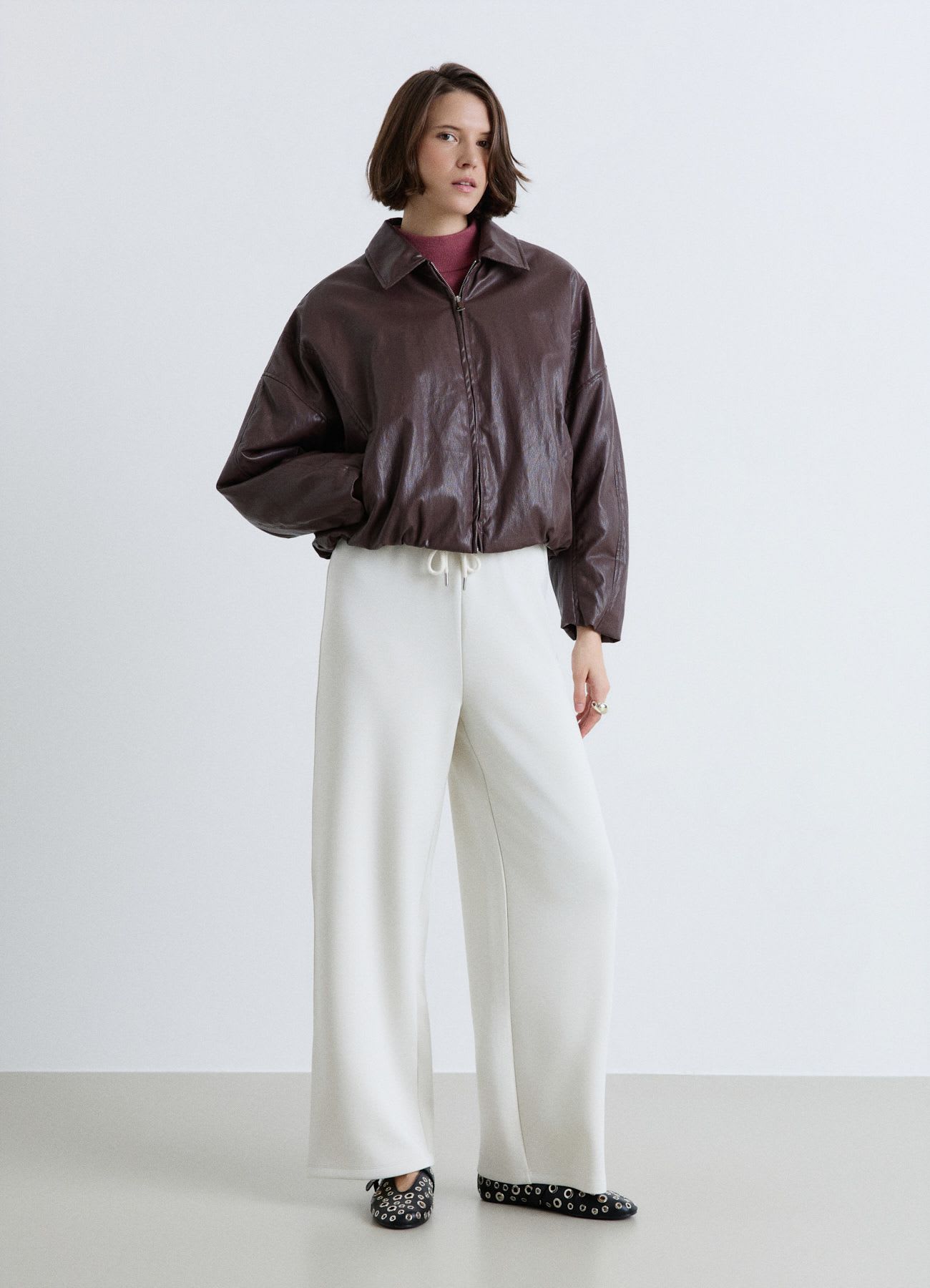 Pantaloni palazzo con coulisse