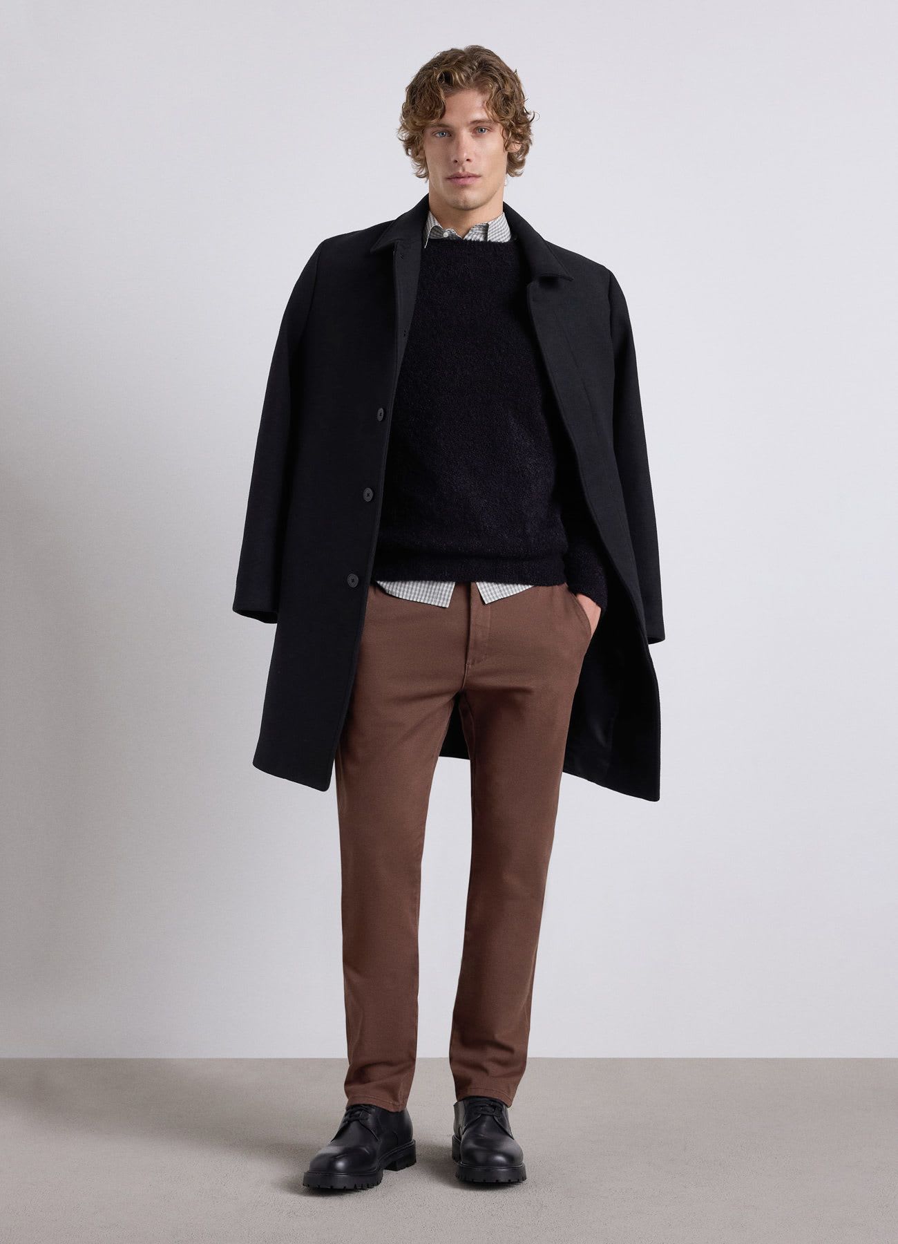 Pantaloni chino in fustagno