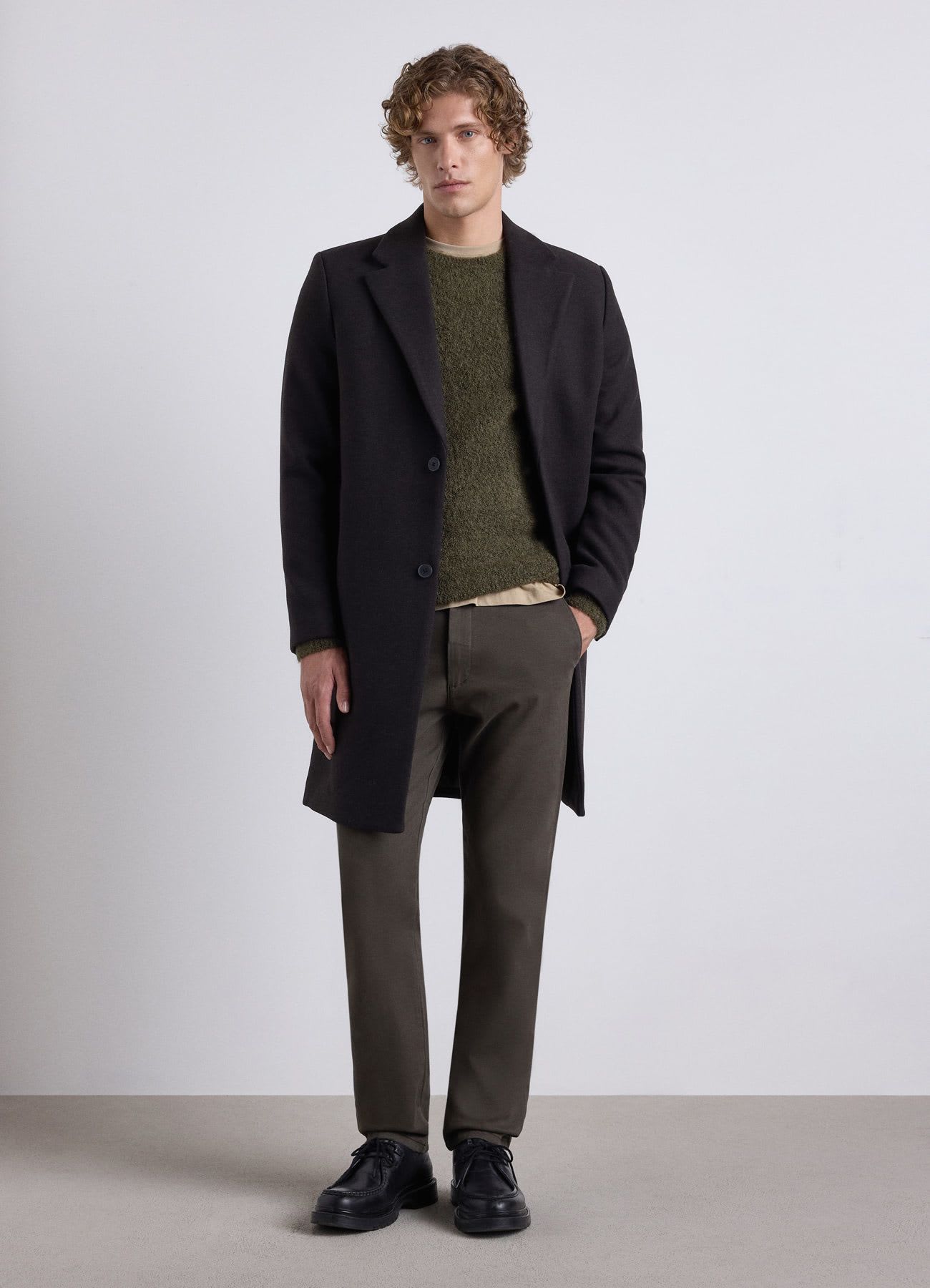 Pantaloni chino in fustagno