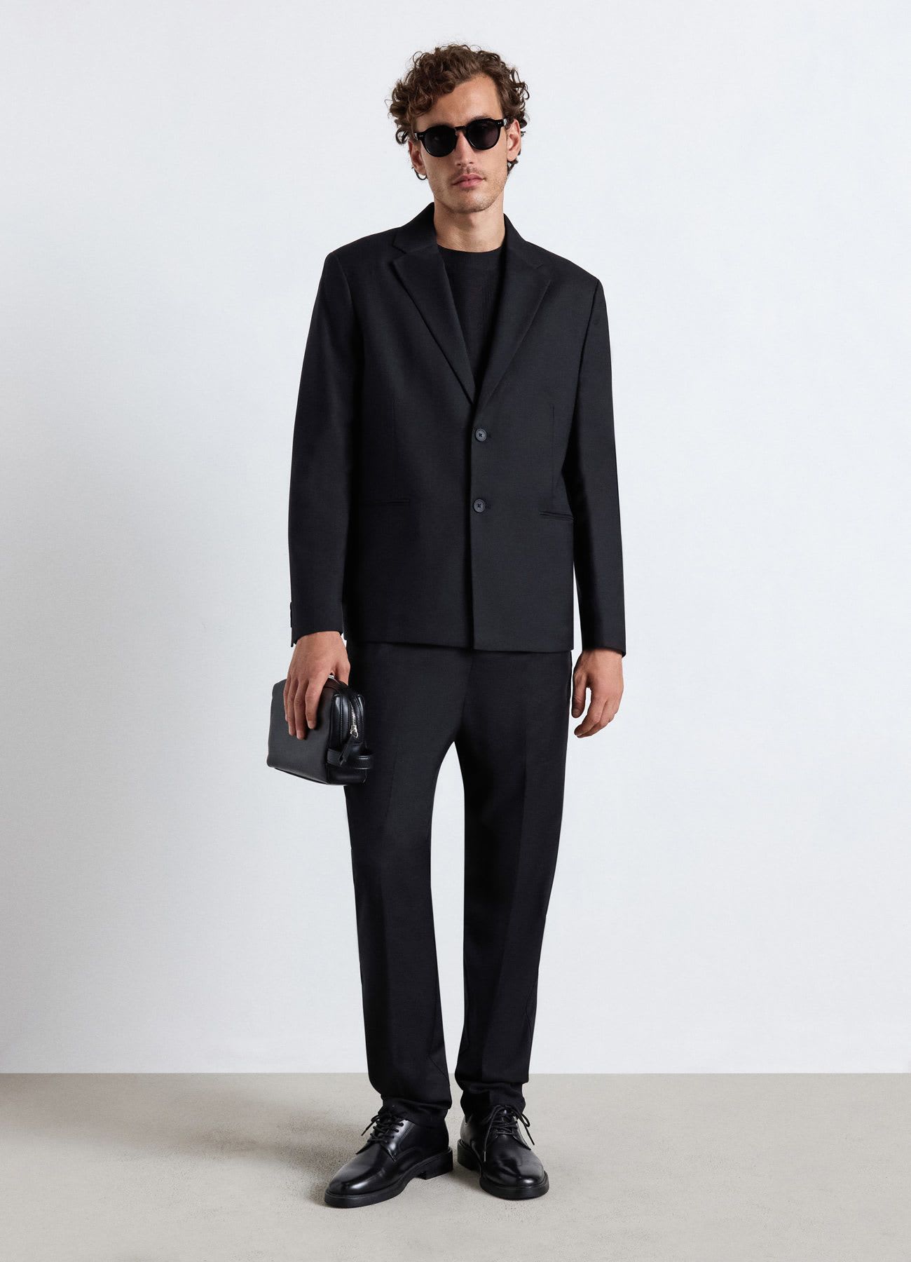 Pantaloni straight eleganti con vita elasticizzata
