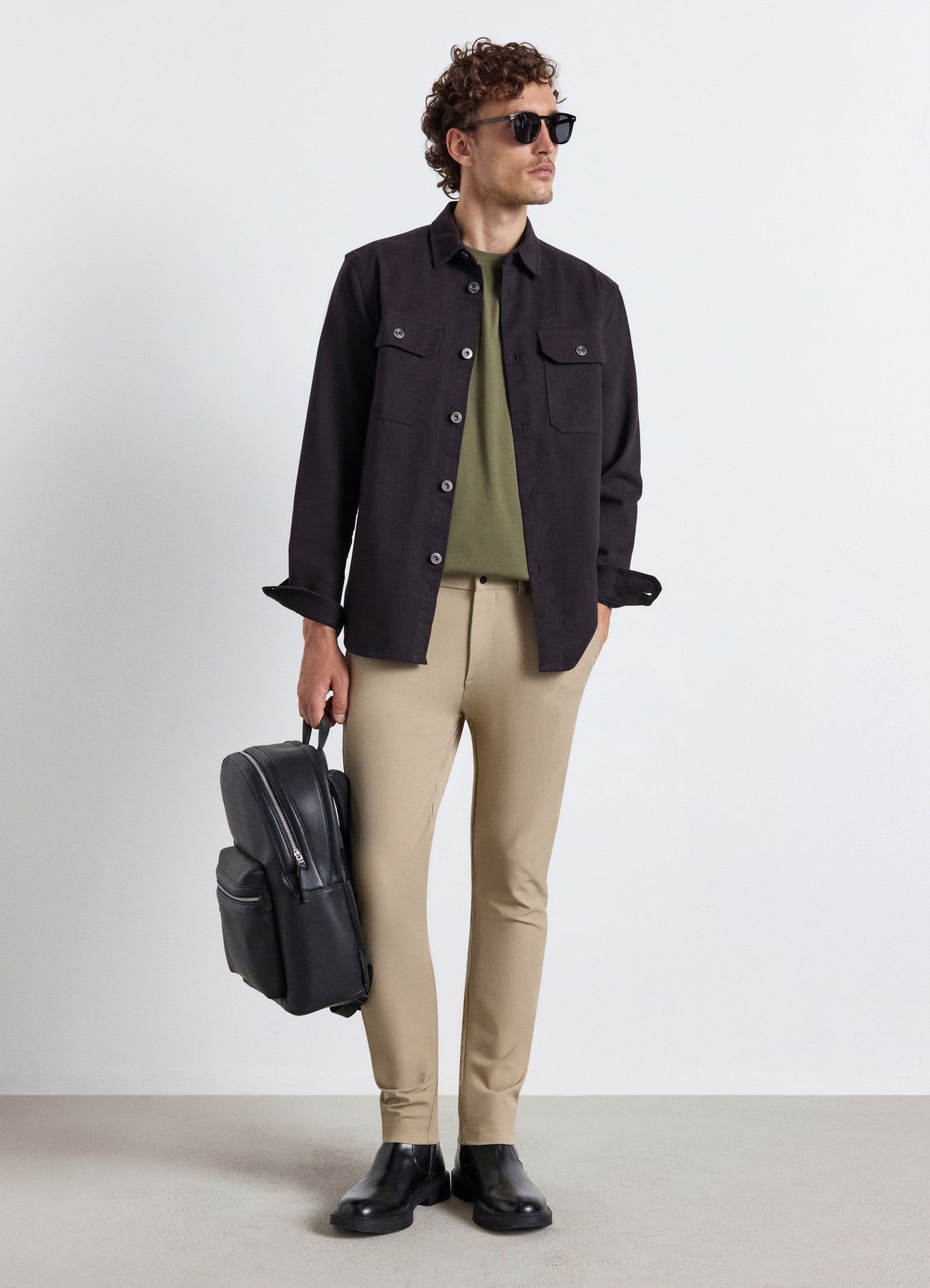 Pantaloni con elastico in vita