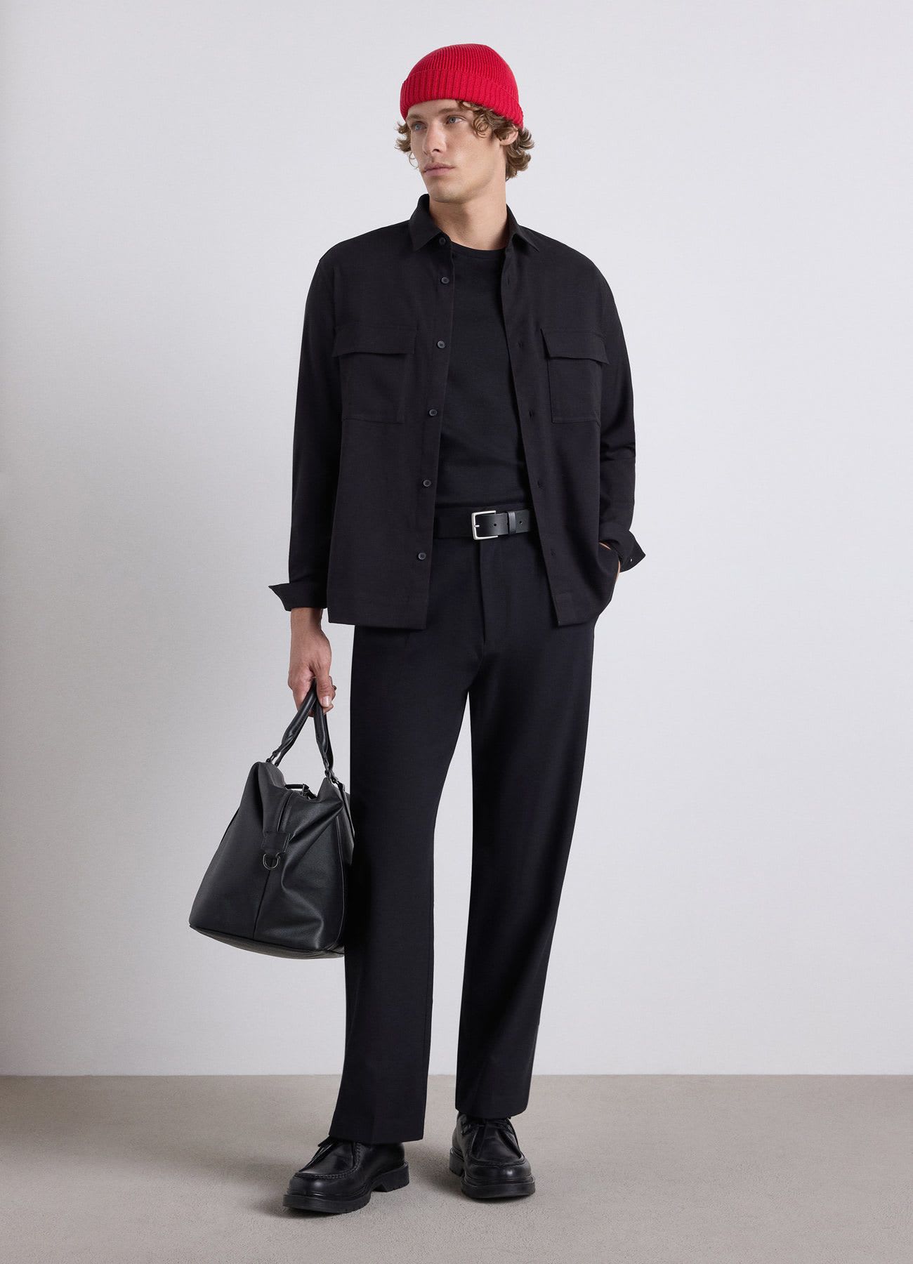 Camicia manica lunga con tasche
