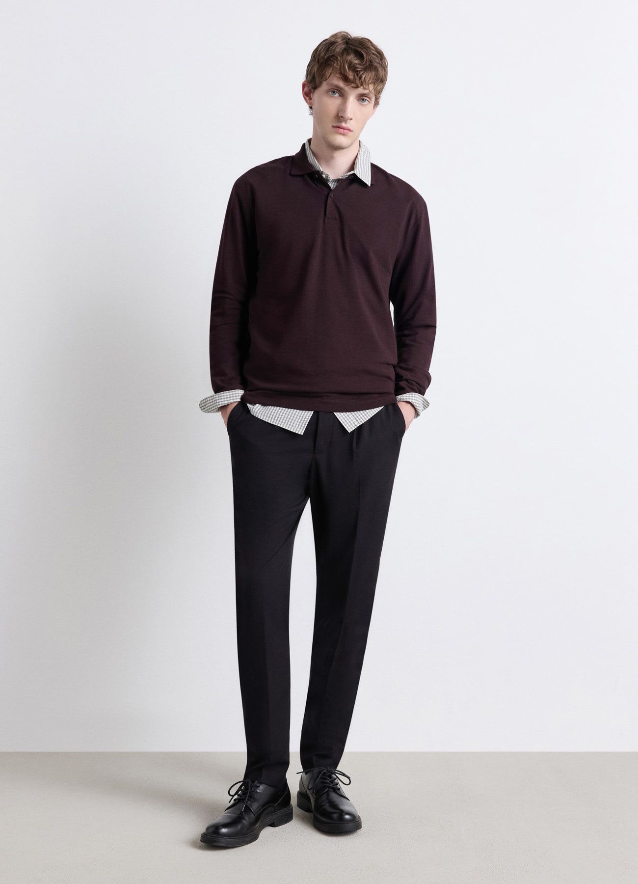 T-shirt polo in cotone piquet